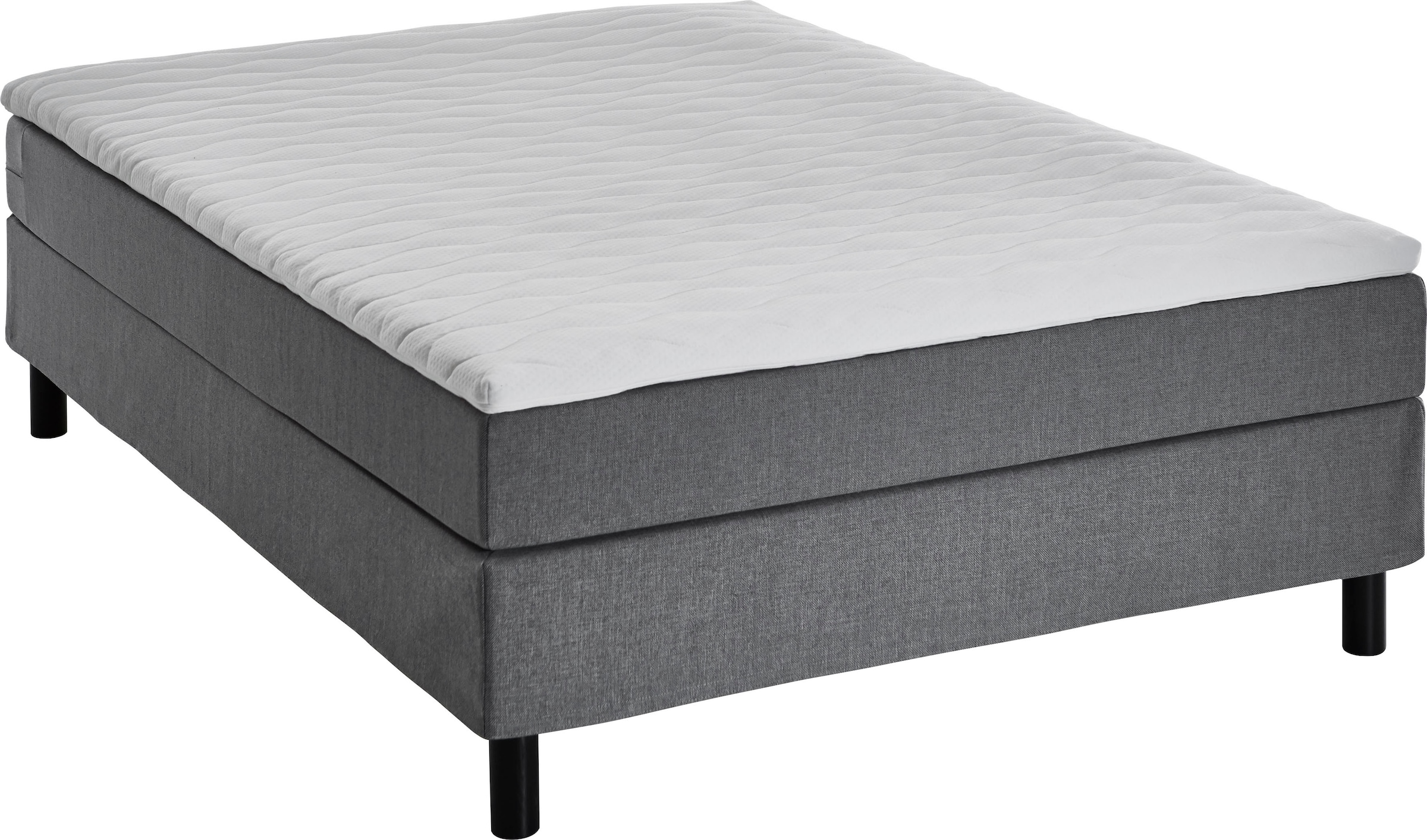 ATLANTIC home collection Boxbett »Happy« ohne Kopfteil, mit Topper, wahlweise mit oder ohne Bettwaren