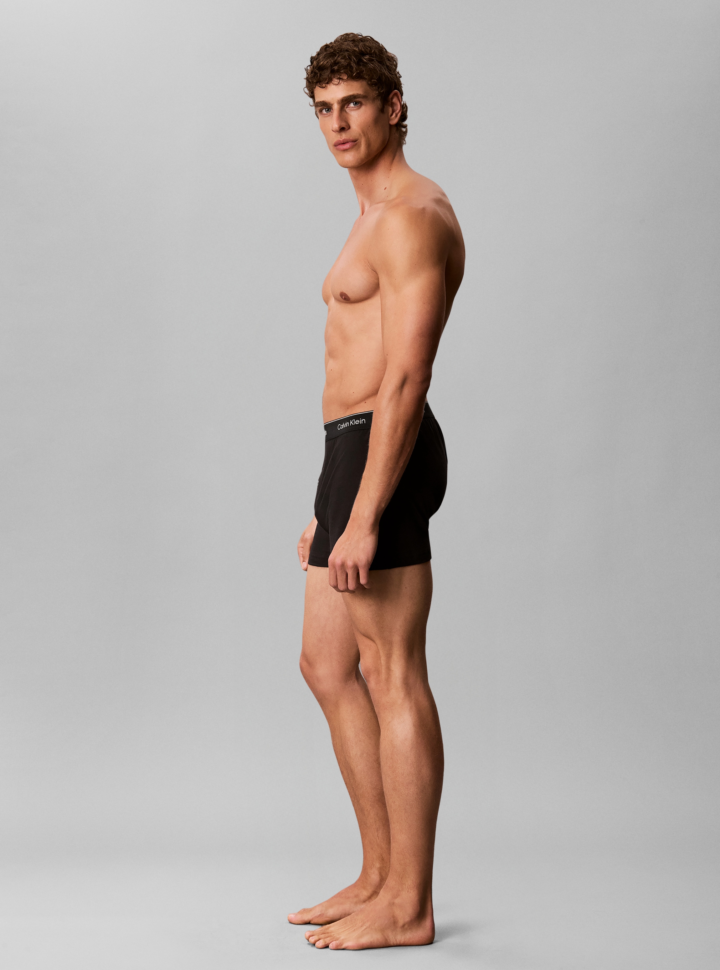 Calvin Klein Underwear Boxer »BOXER TRAD 3PK« Paquet, pack de 3,  avec ceinture élastique logo (3 pièces)