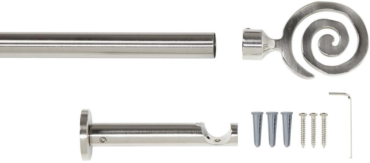 Good Life Tringle à rideaux »Espiral« Ø 20 mm 1 course-läufig Fixmass