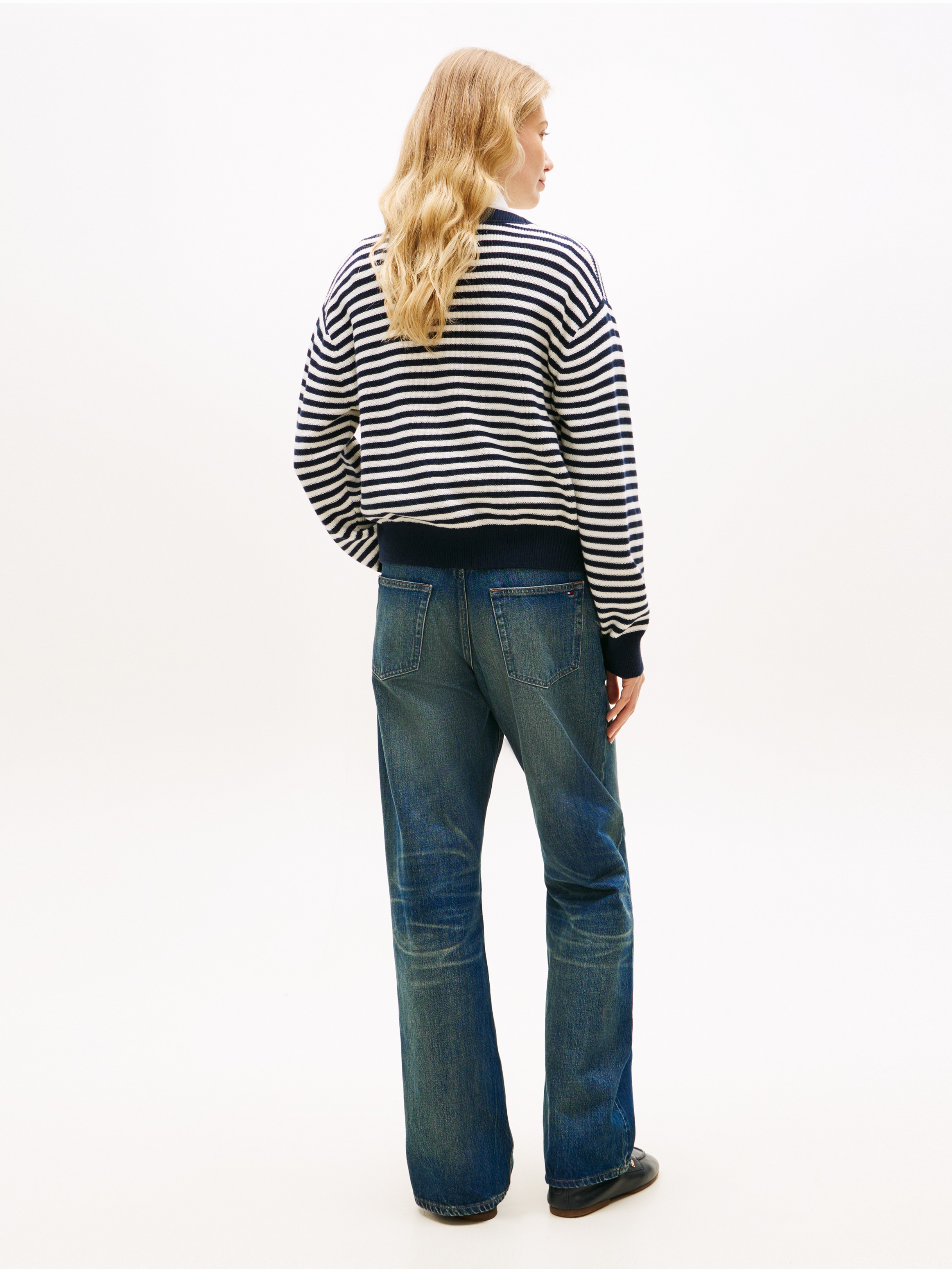 Tommy Hilfiger Pull en tricot »CO CARDI LS CARDI« mit Knopfleiste