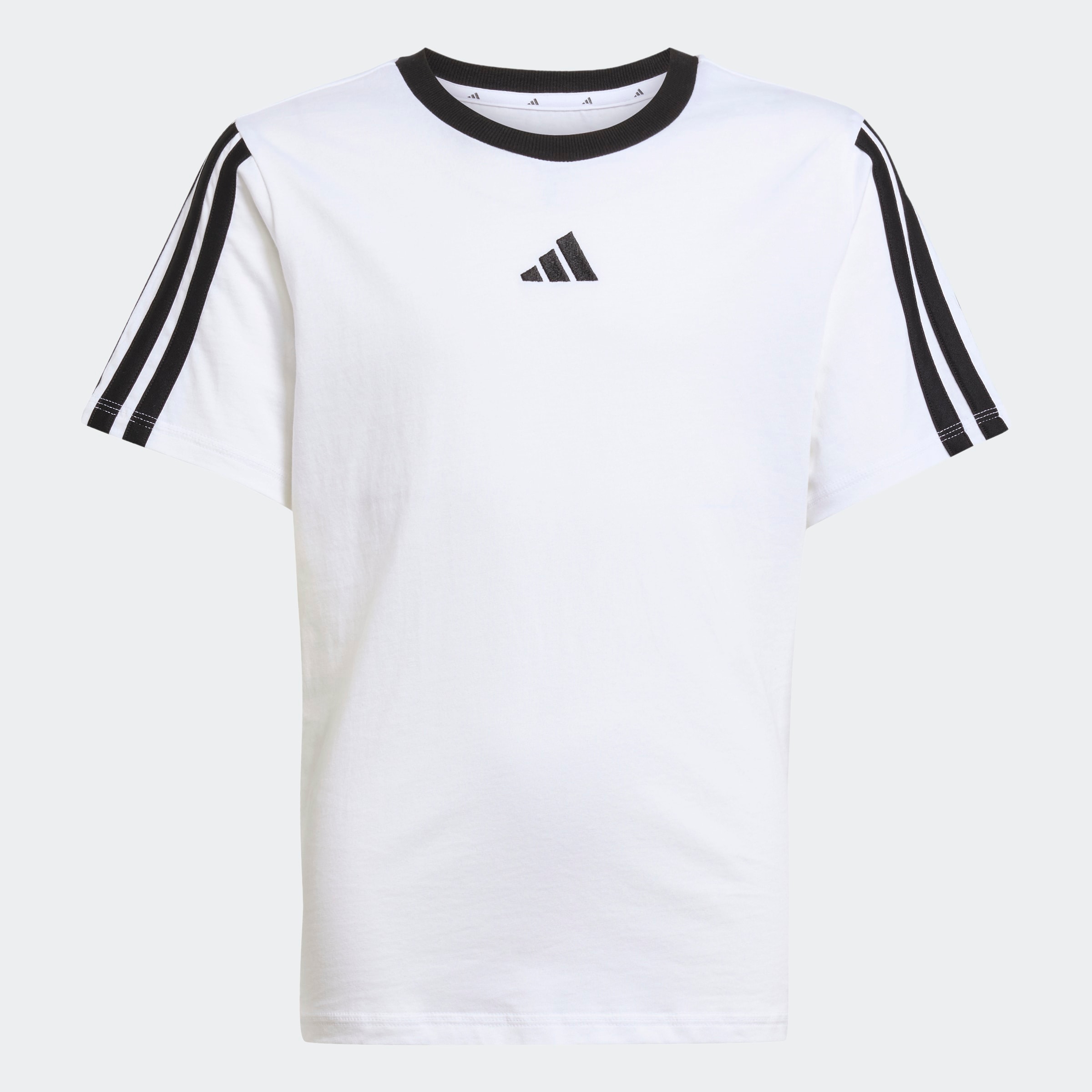 adidas Sportswear T-shirt »JG 3S BF TEE« klassische Passform, 3-Streifen an den Ärmeln, aus Baumwolle
