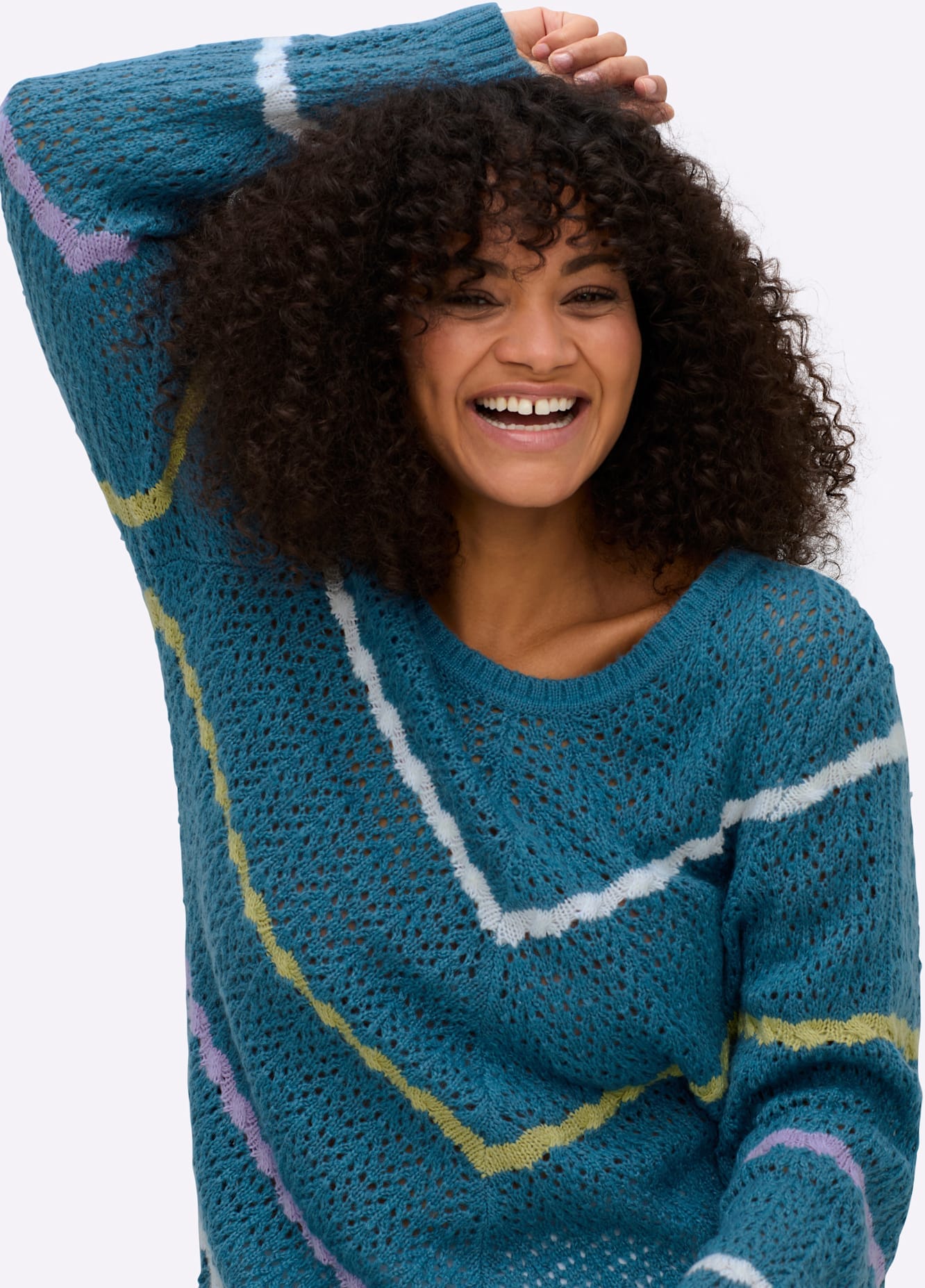 Sheego Rundhalspullover »Pullover«