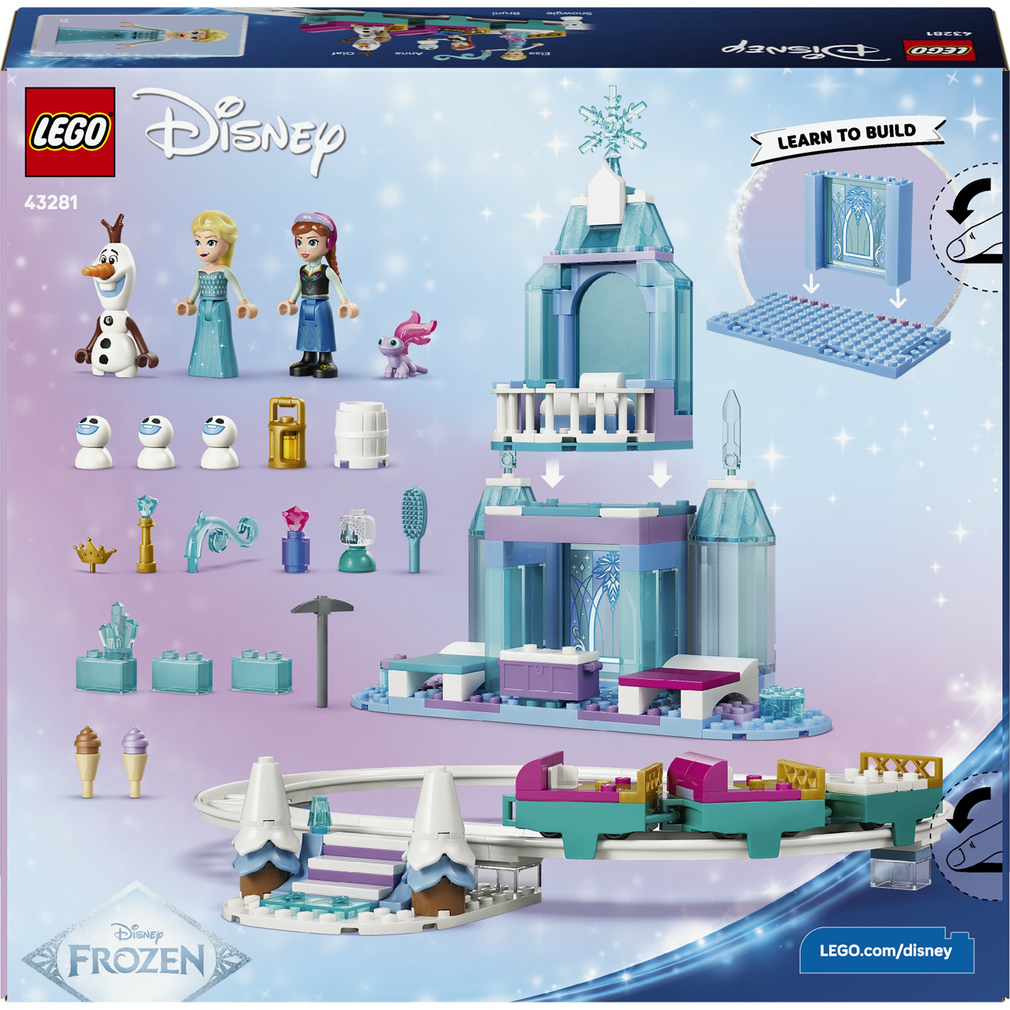 LEGO® Pions de construction »Elsas Schlittenfahrt um den Eispalast (43281), LEGO Disney Princess« Made in Europe