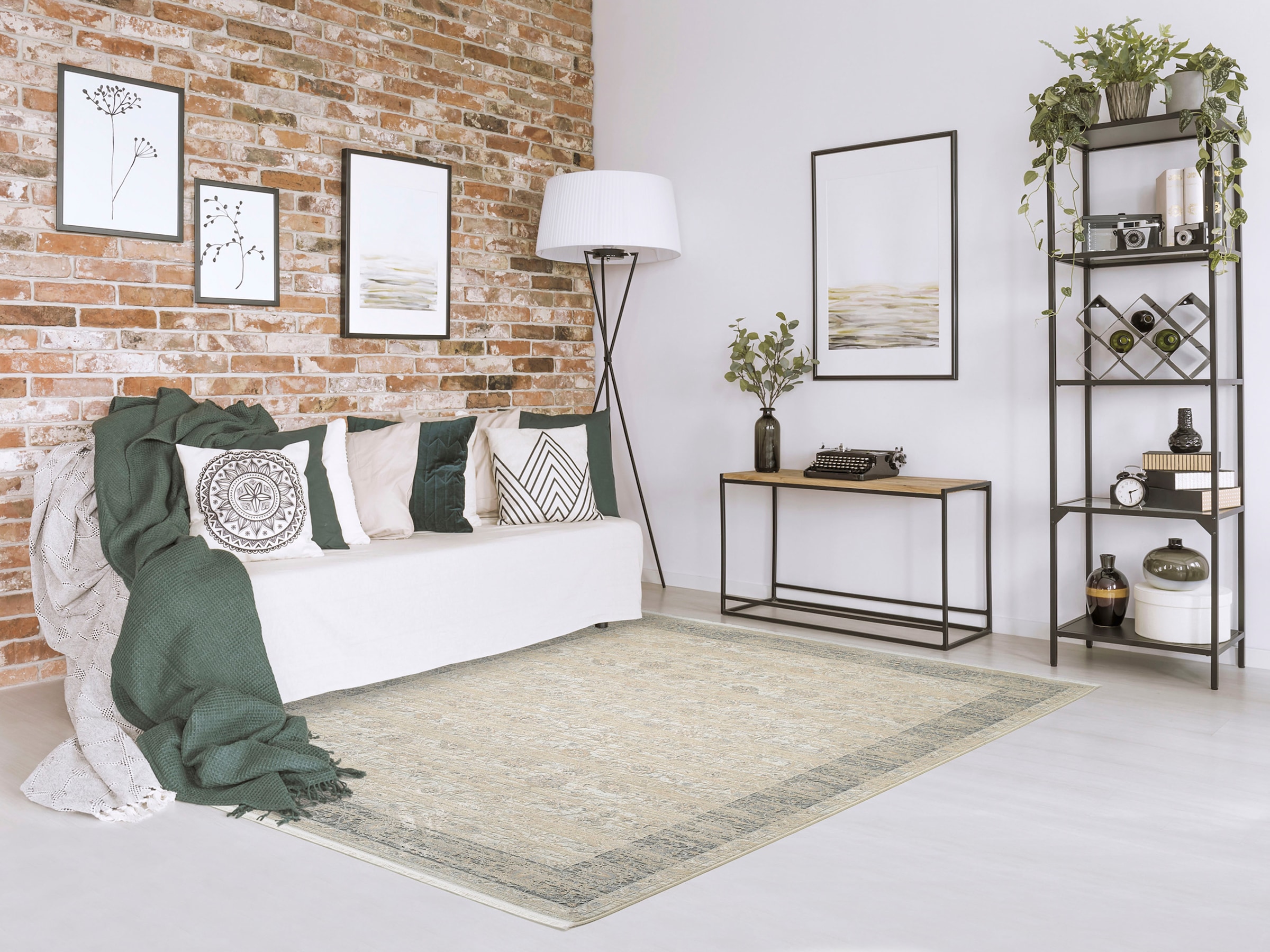 OCI DIE TEPPICHMARKE Teppich »HORUS NIMA« rechteckig 8 mm Höhe 3-D Optik, Vintage Optik, feine Fransen, Wohnzimmer