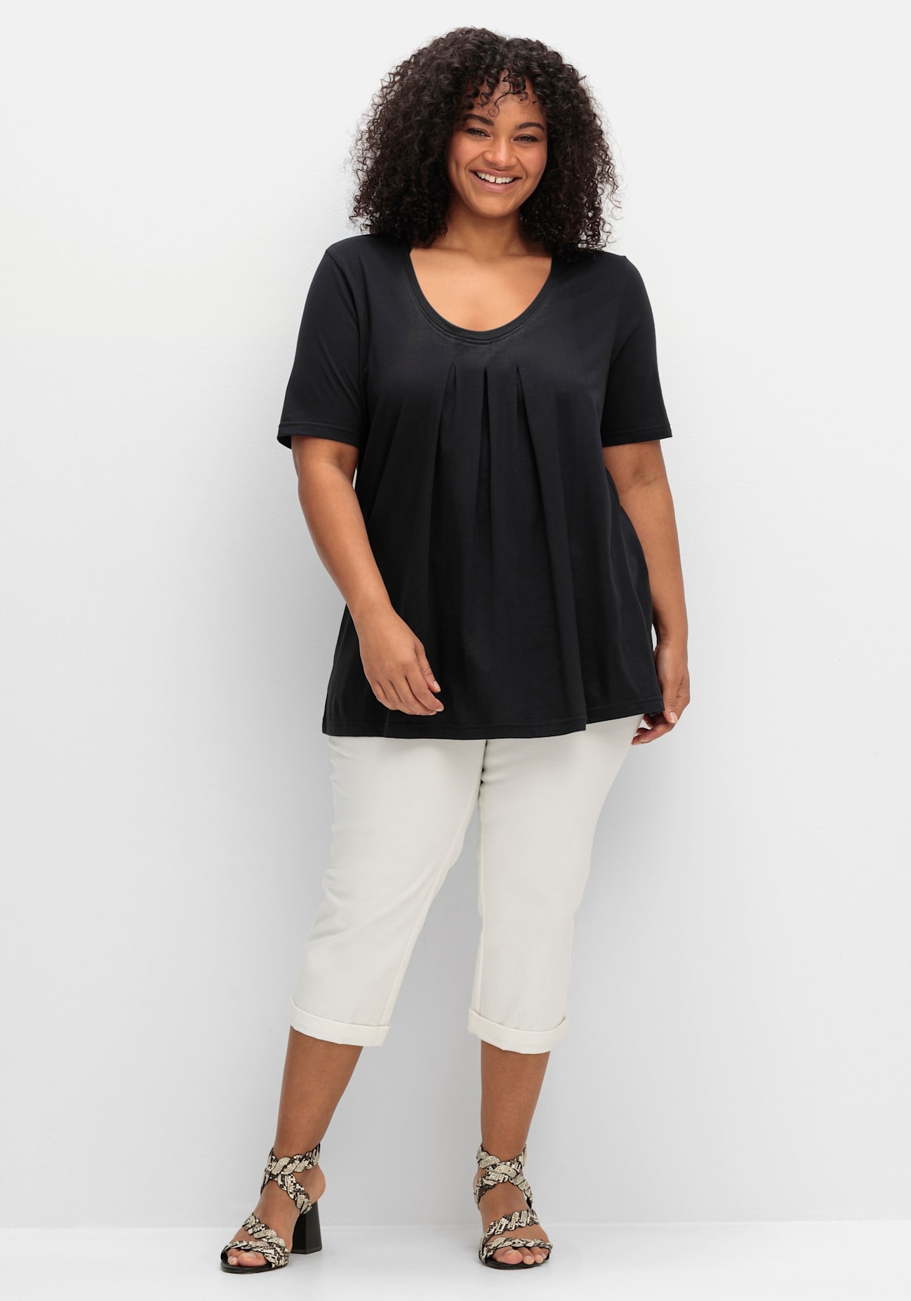 Sheego T-Shirt »T-Shirt« 1 Stk. tlg.