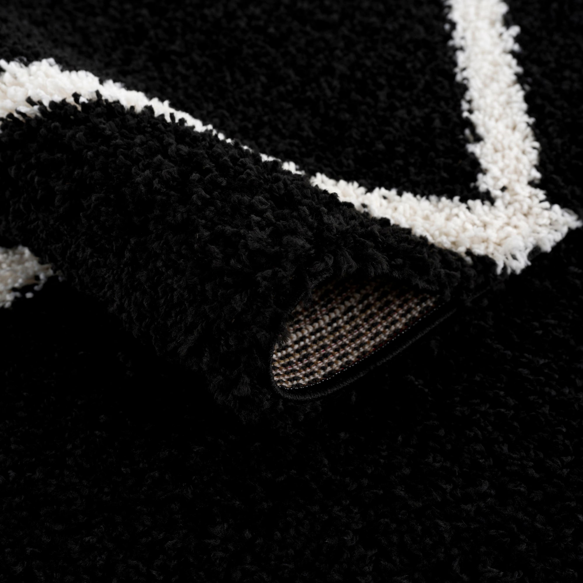 Sanat Hochflor-Teppich »Madrid« rechteckig 30 mm Höhe Wohnzimmer, Langflor, Shaggy Teppich