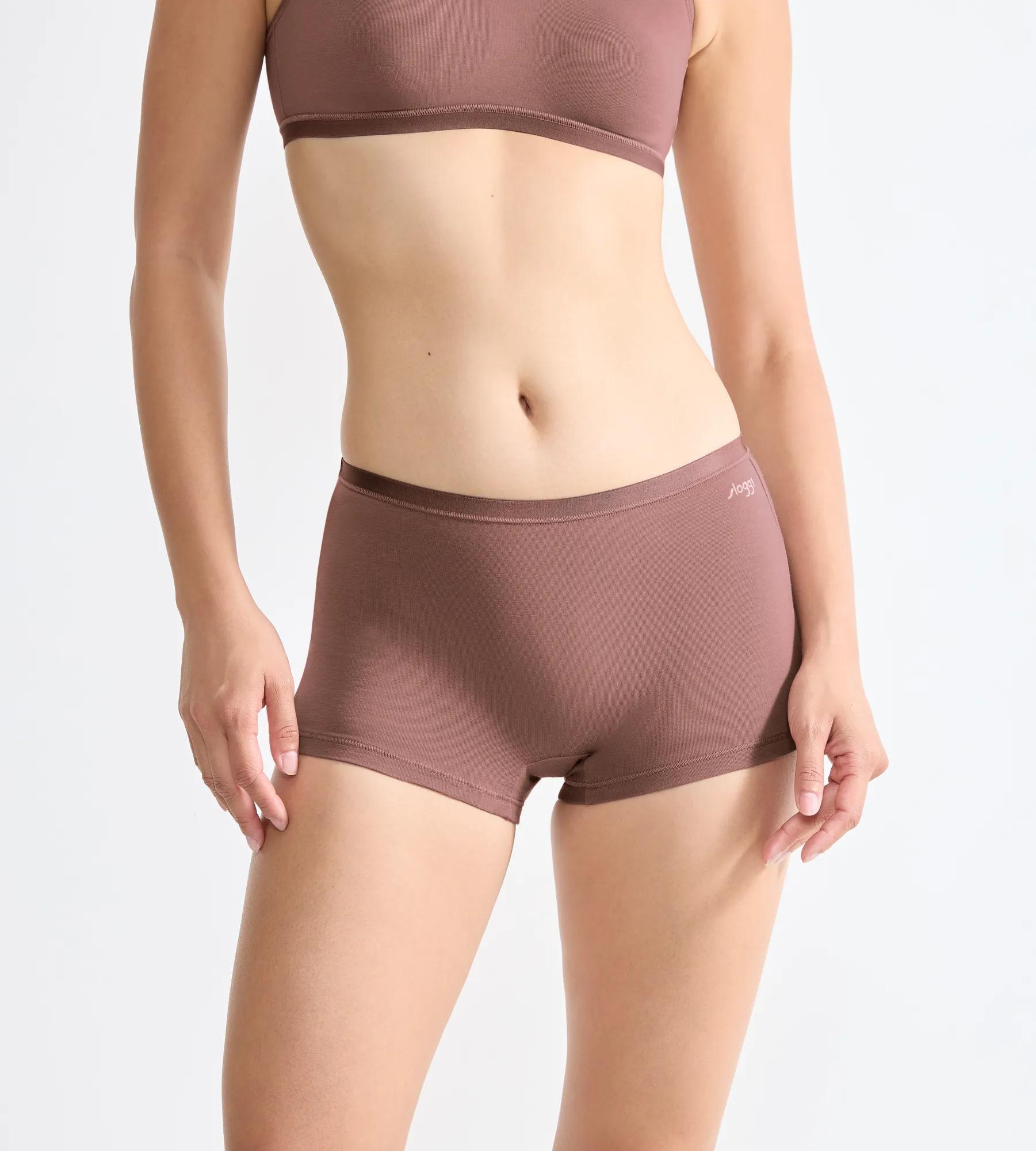 sloggi Panty »GO Daily Cotton« Glanz-Effekt Details, elastisch, bequem, Baumwollmix