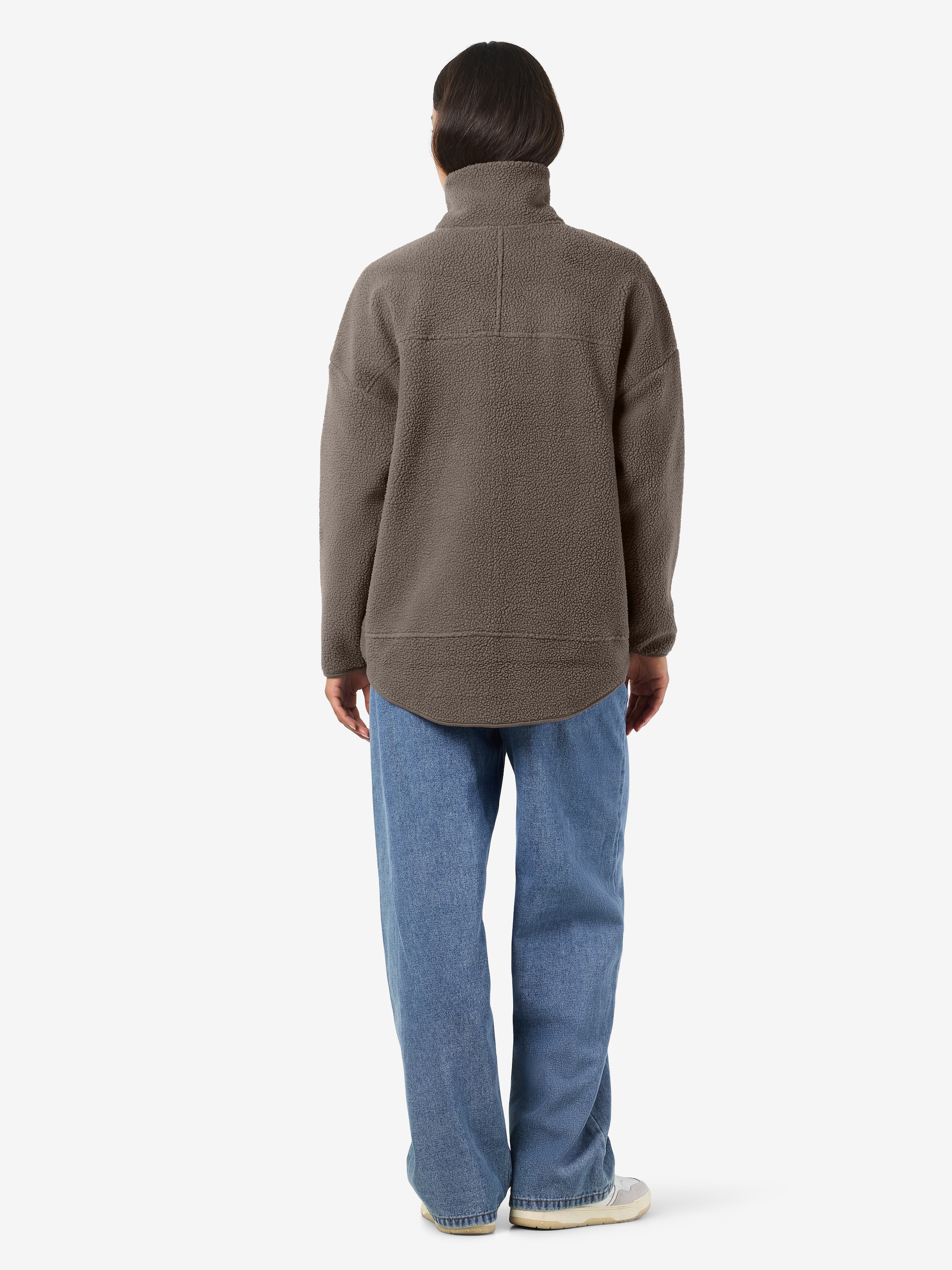 Noisy may Veste polaire »NMCOZY L/S ZIP SWEATER JRS NOOS« Polyester, relaxed fit