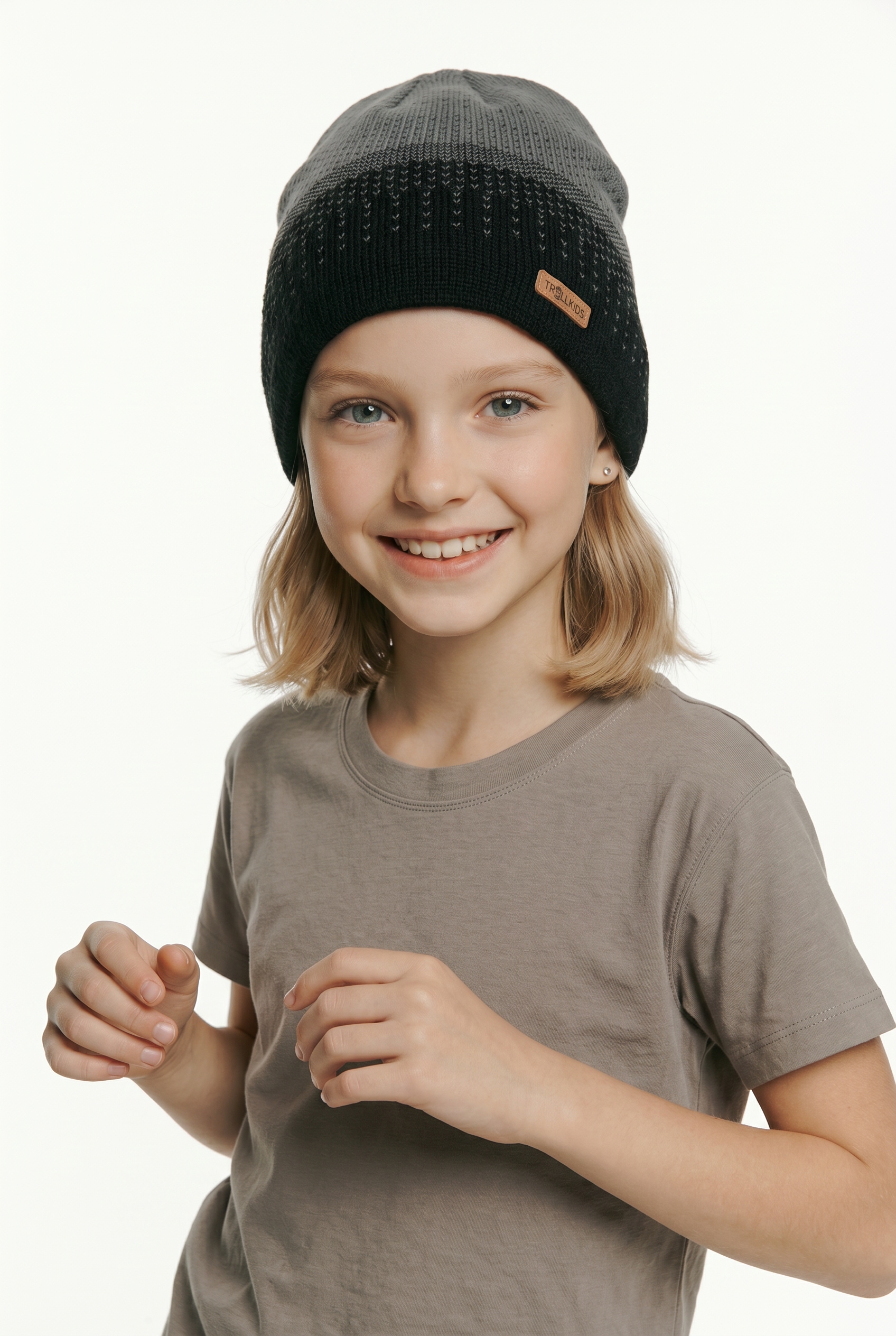 TROLLKIDS Strickmütze »KIDS MERINO CAP« für Kinder und Jugendliche, mit Fleece-Einsatz, atmungsaktiv