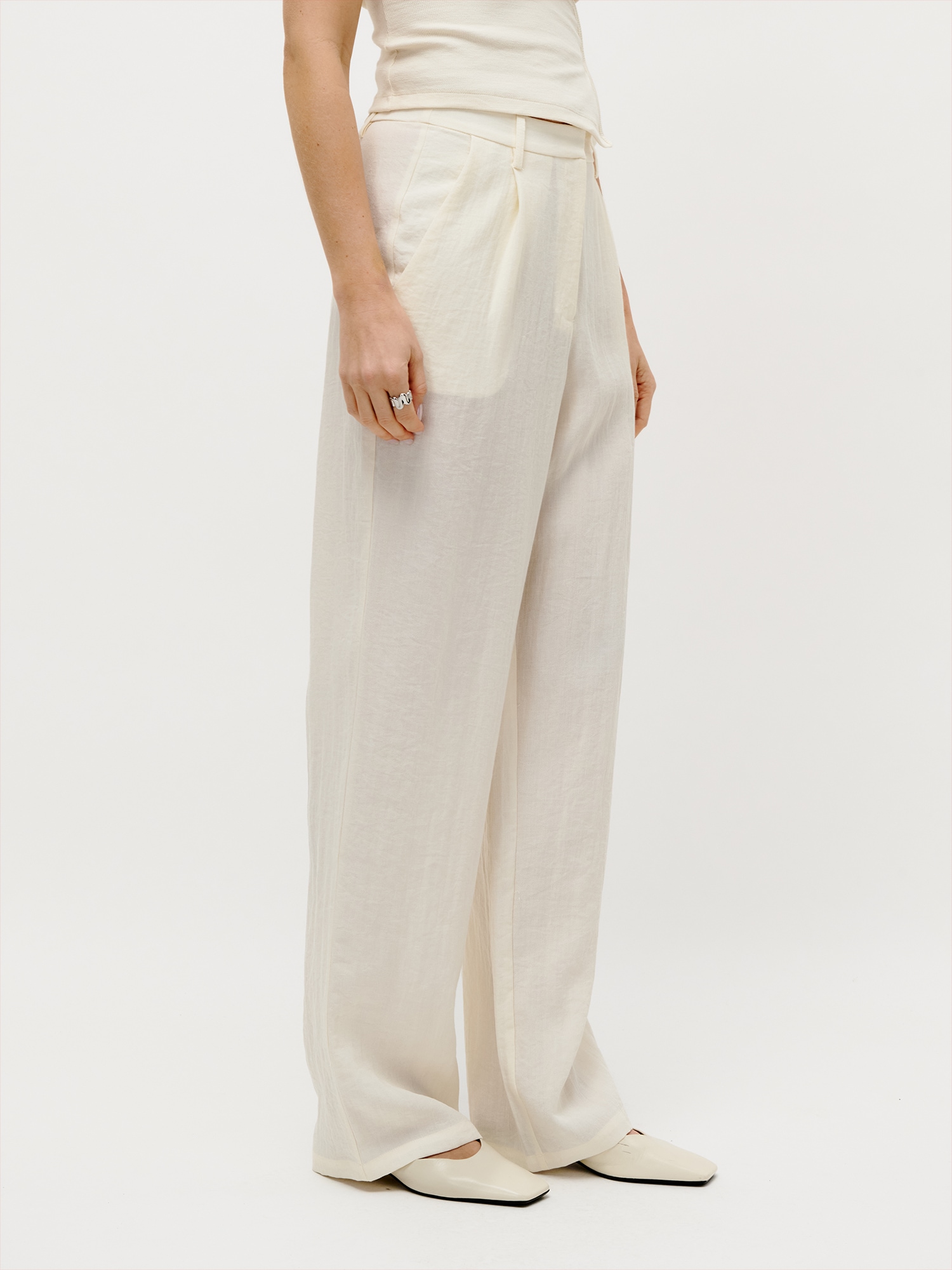 LeGer Stoffhose »Thorina, LeGer by Lena Gercke«  Materialmix aus Viskose und Leinen