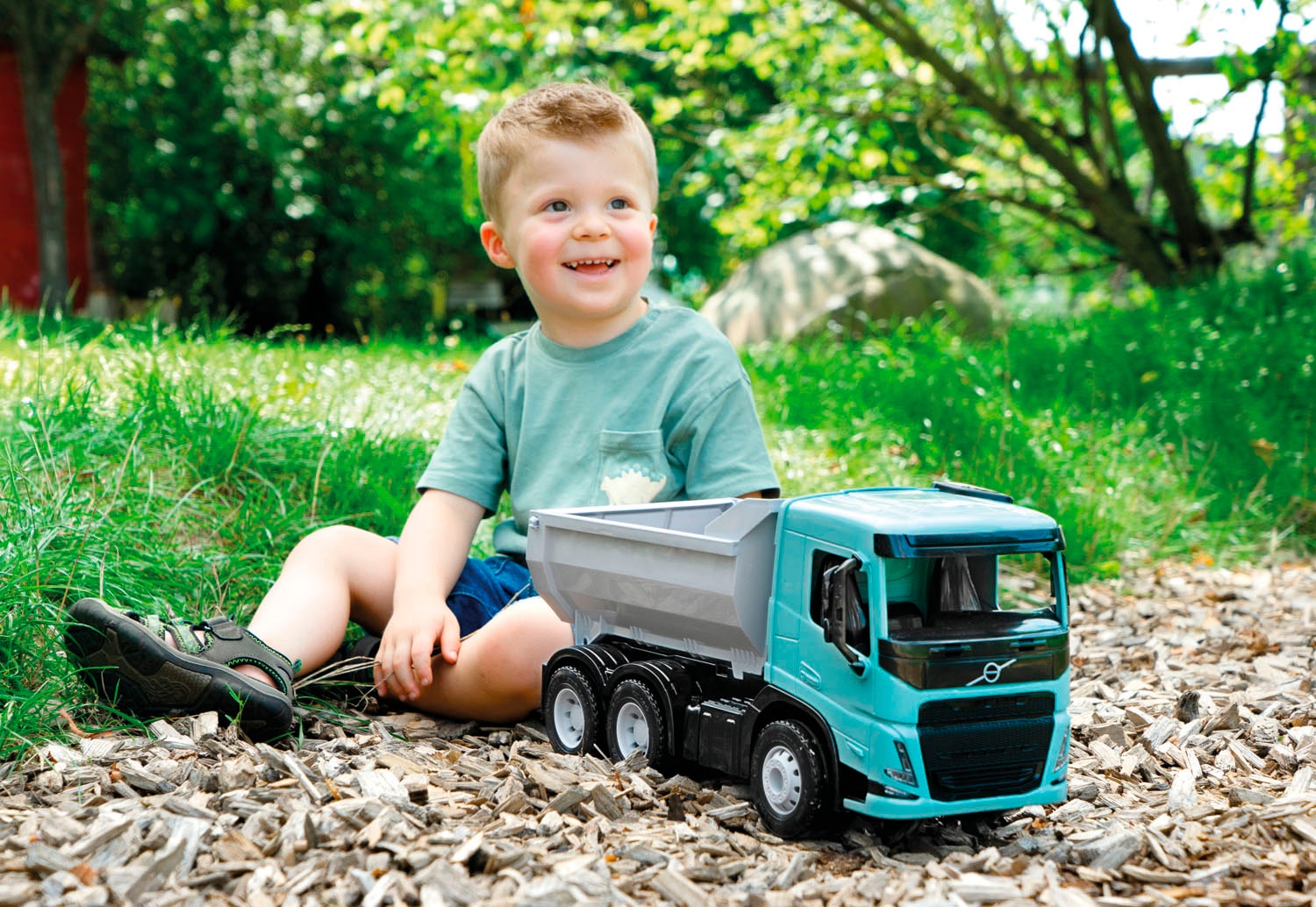 Lena® Benne à jouets »Worxx Kipper Volvo FMX« fabriqué en Europe