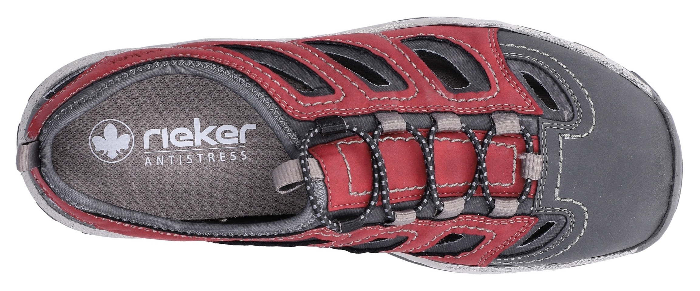 Rieker Slipper  chaussure de trekking, sandale, chaussure d’été avec élastique pratique