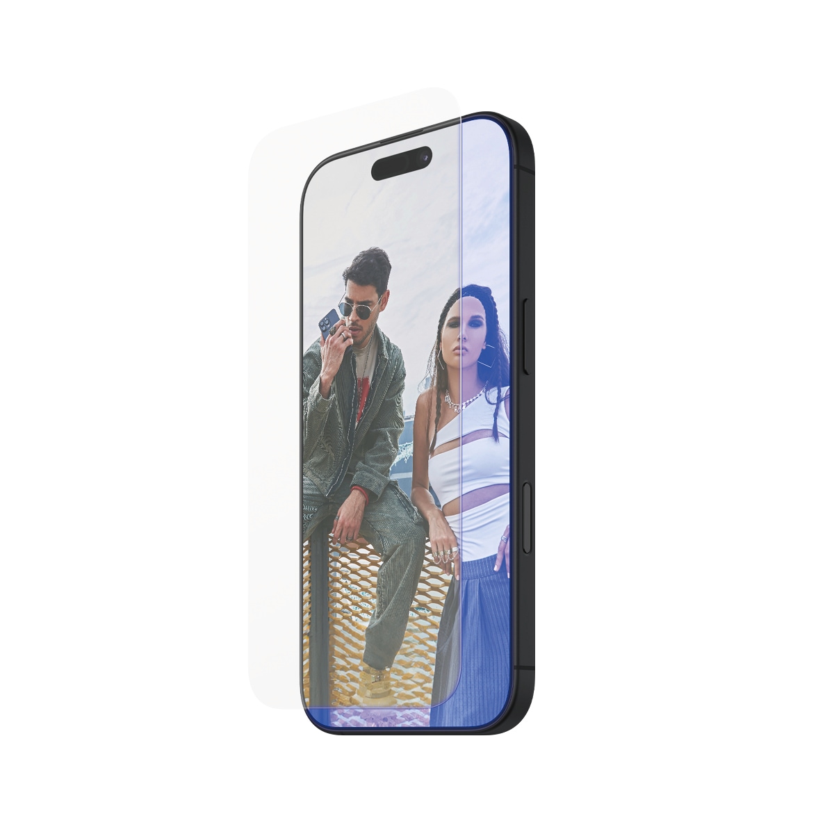 SAFE by PanzerGlass Verre de protection d'écran »Anti-Blue Light Screen Protection« für Apple iPhone 16 Plus;Apple iPhone 15 Plus 1 cuis tlg. Displayschutzfolie, Schutzfolie, Bildschirmschutz, kratz- & stossfest