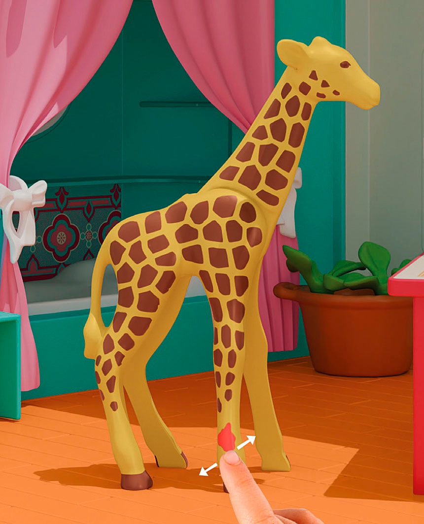 Playmobil® Jeu de construction »Kunterbunte Tiervilla (71852), Animals & Friends« Made in Germany