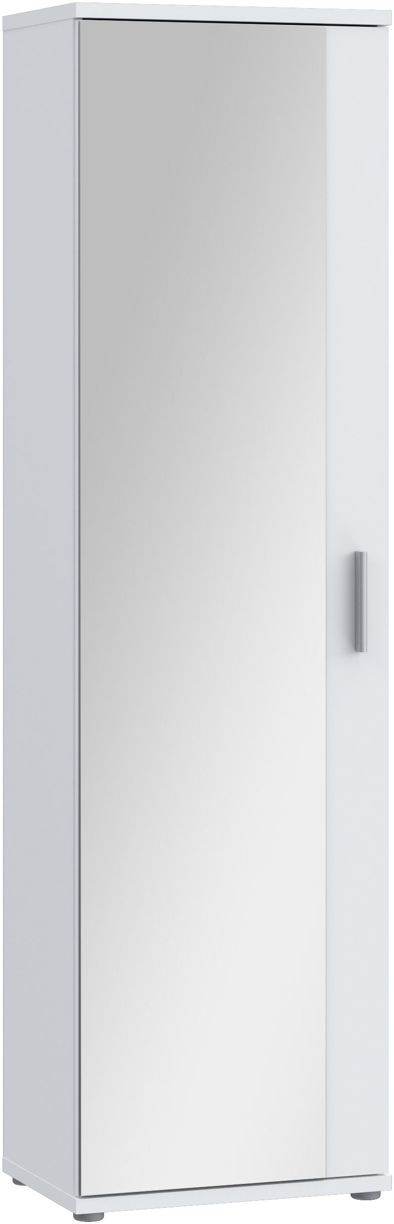 FORTE Armoire à chaussures »Mehrzweckschrank, Stauraum, viele Einlegeböden« L/H/P 50,2/179,1/34,8, miroir