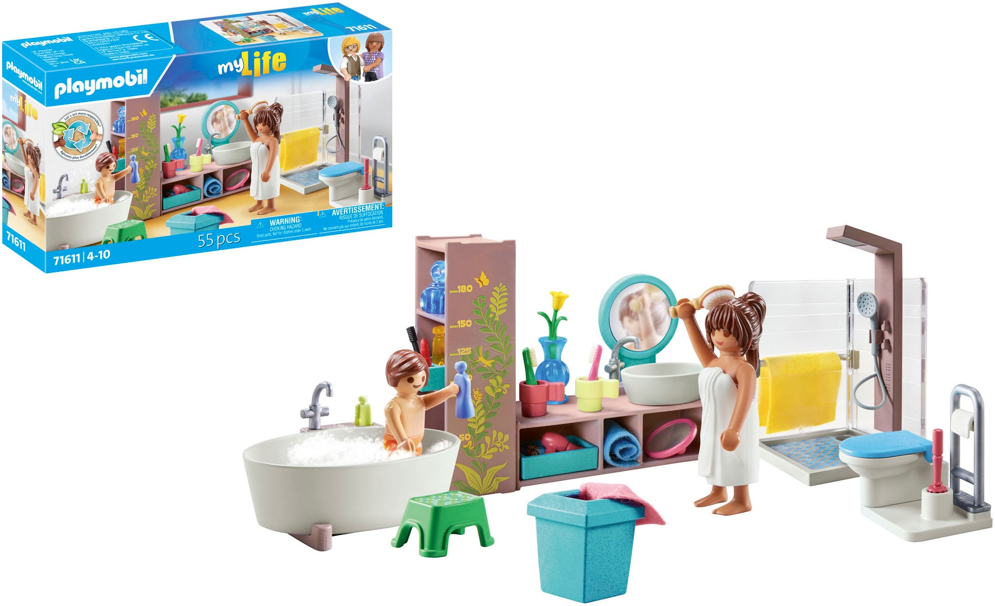 Playmobil® Jeu de construction »Badezimmer (71611), myLife« Made in Europe
