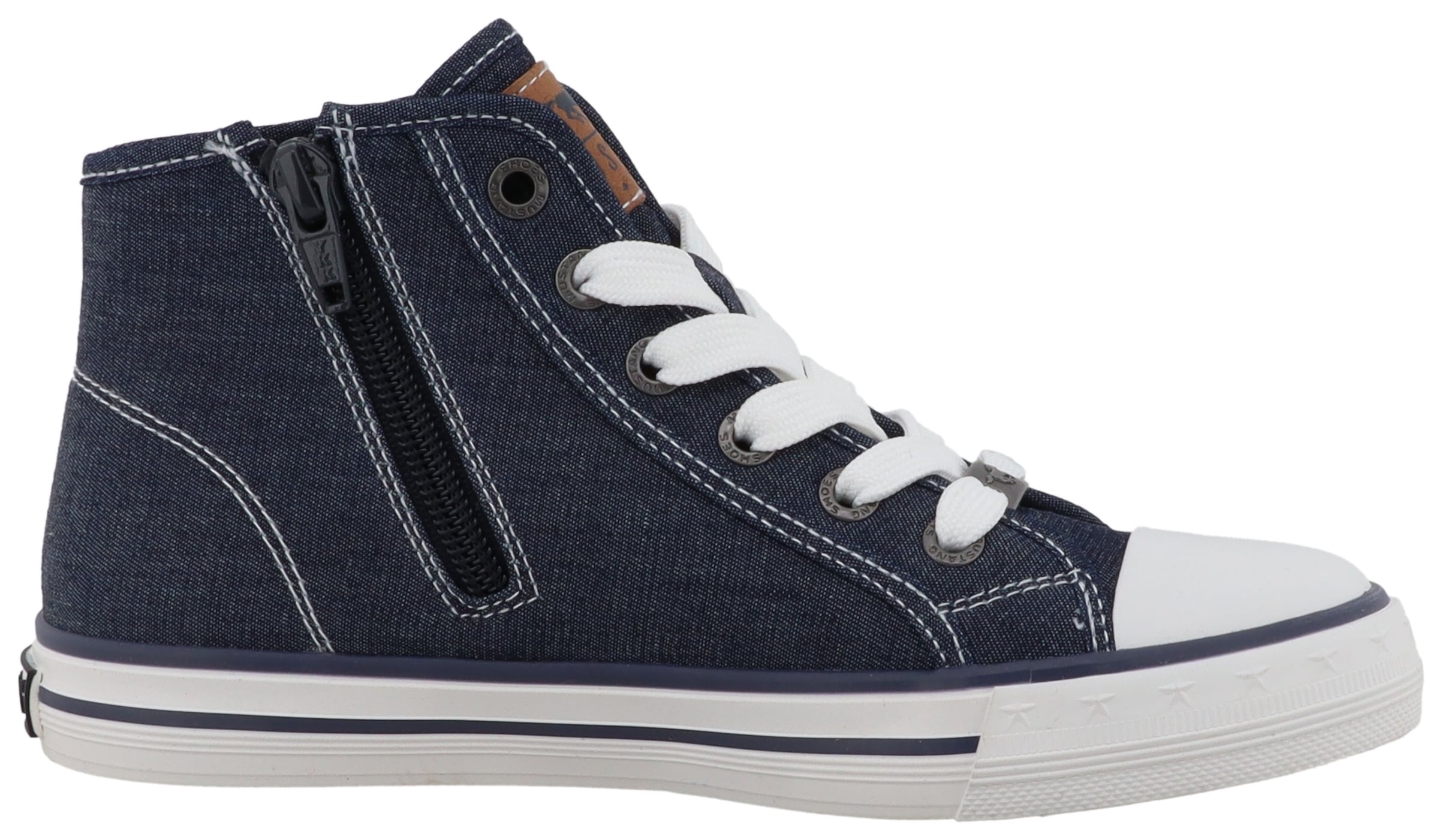 Mustang Shoes Sneakers »Gaspare«  Chaussure de loisirs, boots à lacets, sneaker montante avec clous