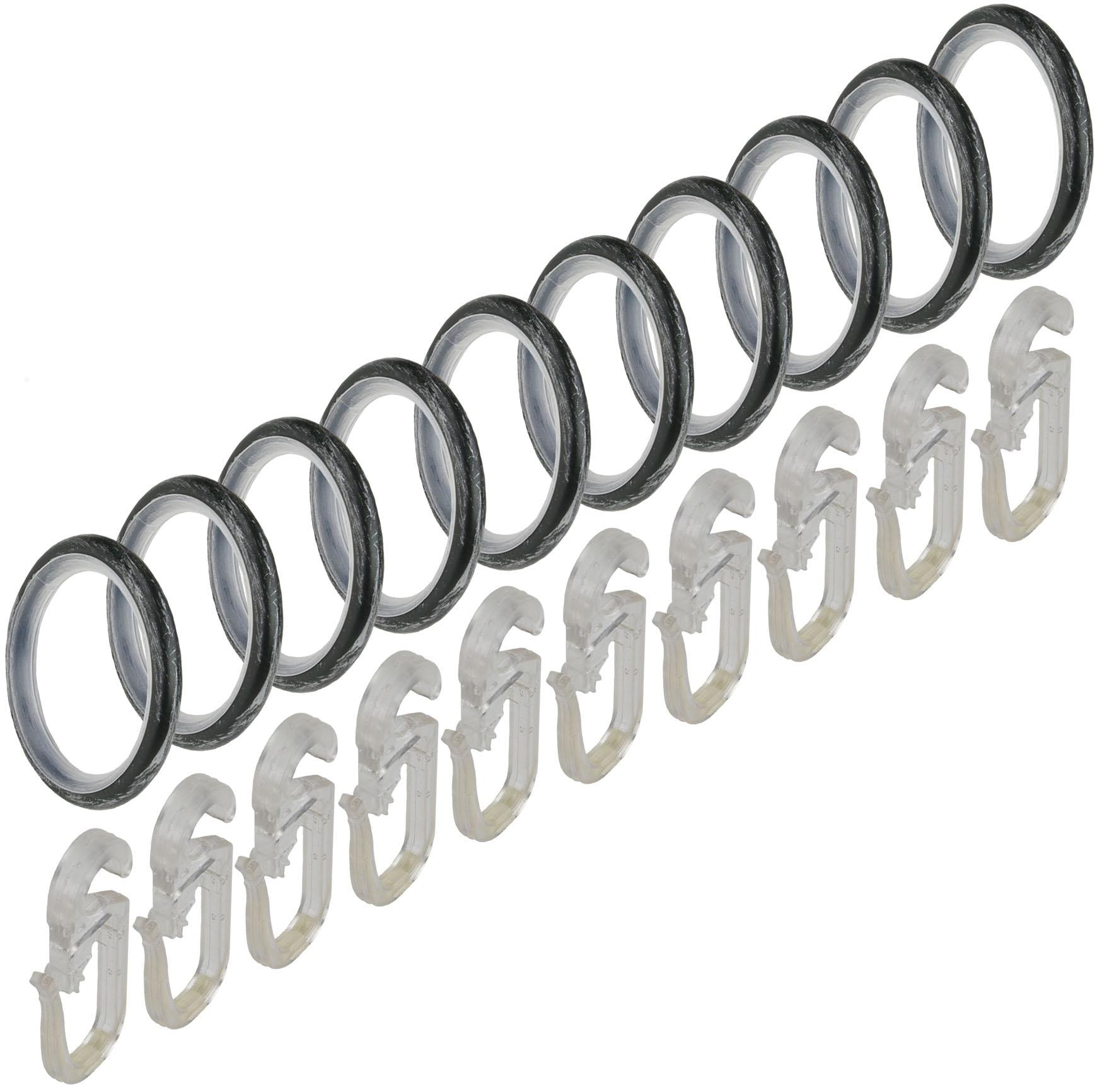 Liedeco Gardinenstange »Esp Kugel« Ø 16 mm 1 läufig-läufig Fixmass 1-läufig im Fixmass Ø 16 mm