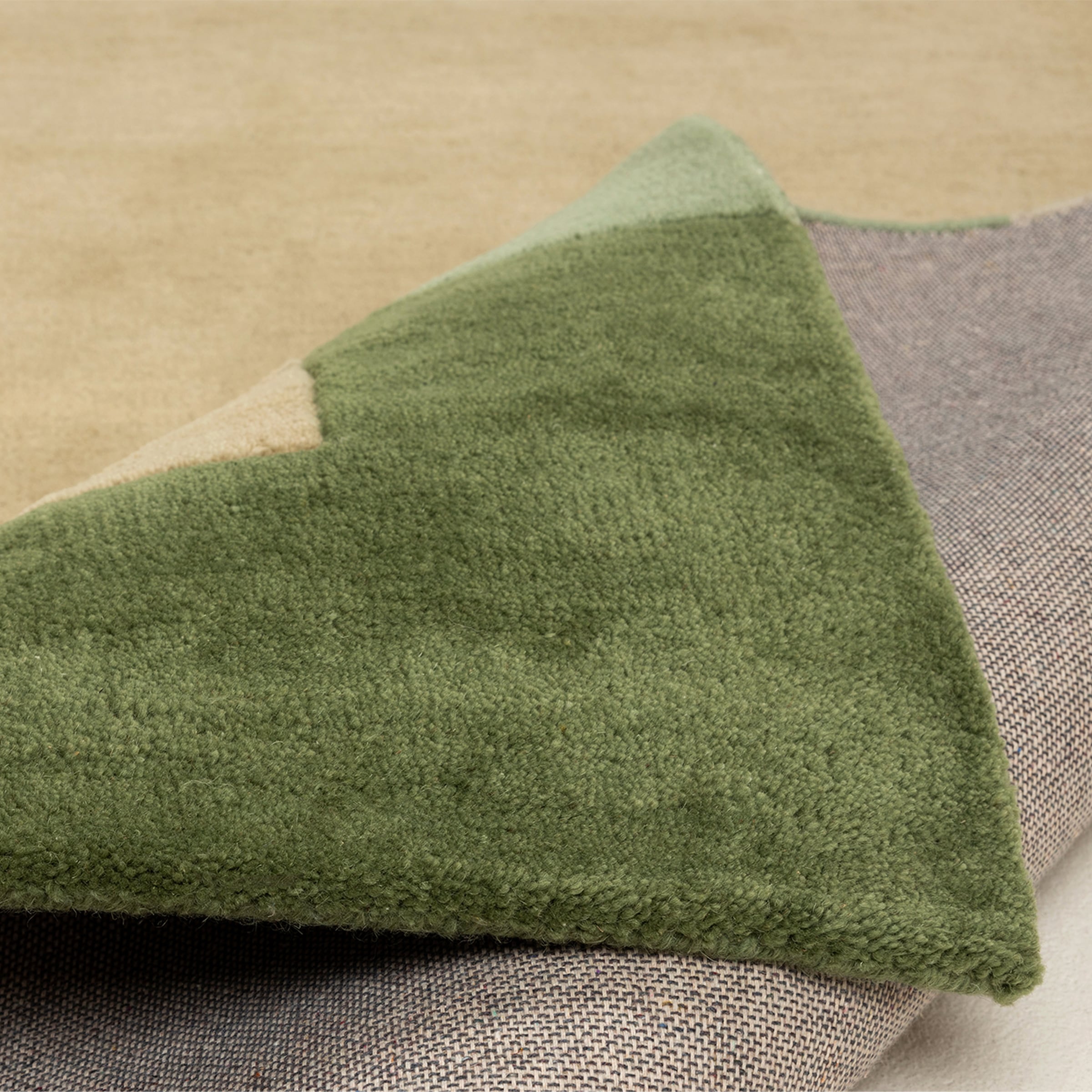 THEKO Bordure de lit »Royal Ganges« Höhe 13 mm 3 cuis tlg. Tapis de lit, ensemble de 3 coureurs pour chambre, 95% laine