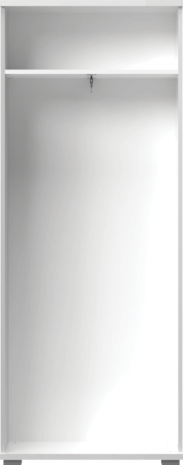 GOODproduct Garderobenschrank »Piano« UV lackiert, hochglänzend, Soft-Close Funktion, mit Spiegel