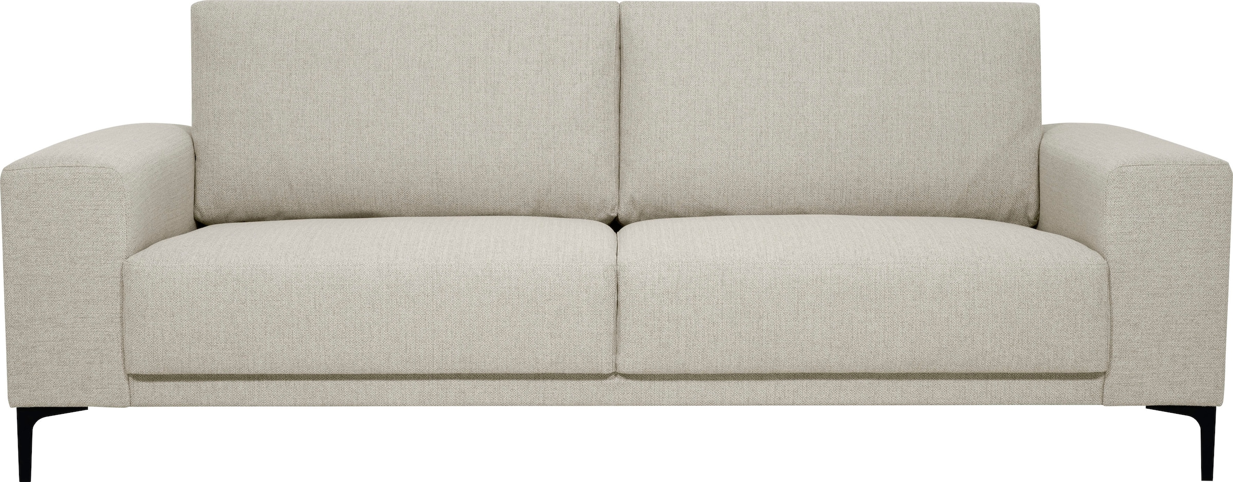 GOODproduct 3-Sitzer »Xander« Breite 224 cm, Soft-Touch Chenille, schwarze Metallfüsse