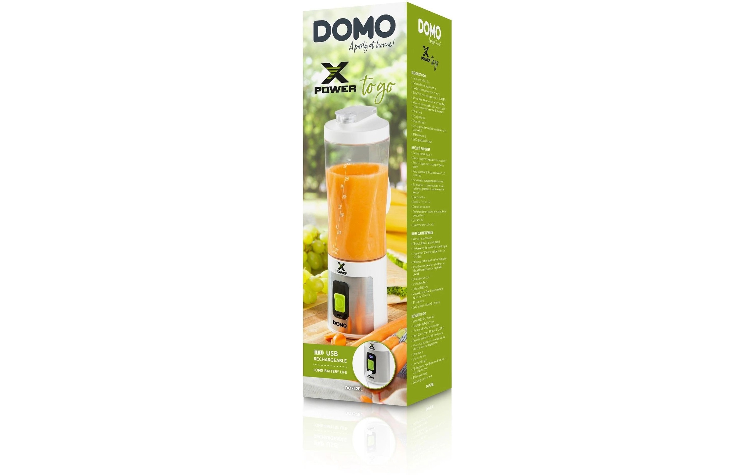 Domo Mixeur sur pied »DO752BL« 120 W