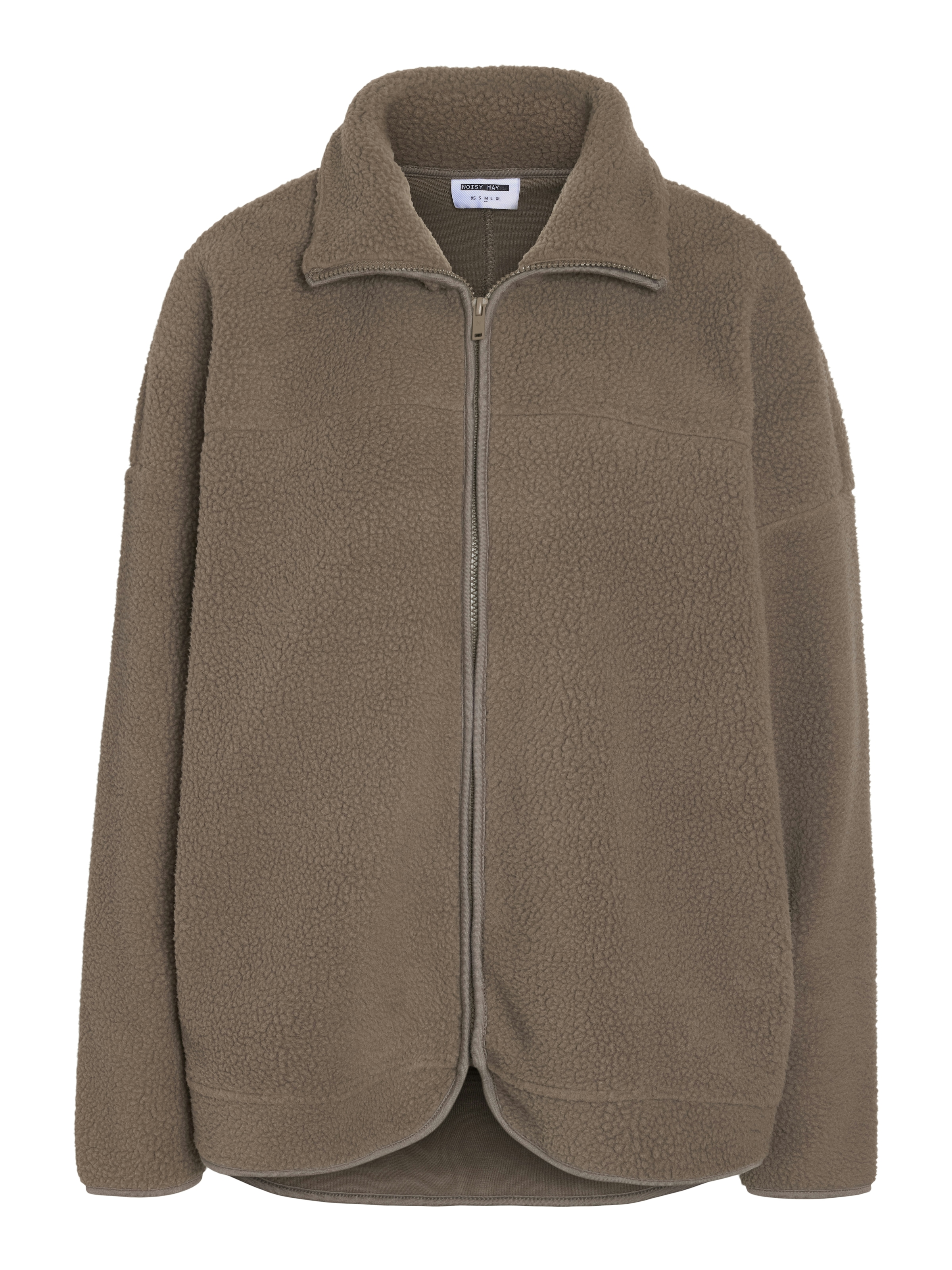 Noisy may Veste polaire »NMCOZY L/S ZIP SWEATER JRS NOOS« Polyester, relaxed fit