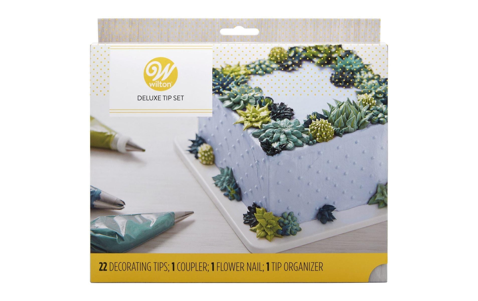   Accessoire pour biscuits à spritz »BackshopSchweiz Wilton Deluxe Tüllen Set 22 Stück«