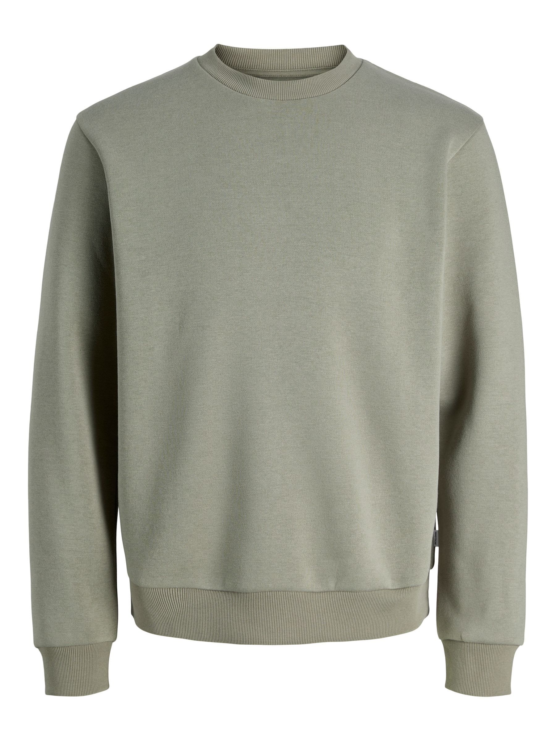 Jack & Jones Sweat-shirt »JJEBRADLEY  mit Rippbündchen für Alltag und Freizeit«, Materialmix, relaxed fit
