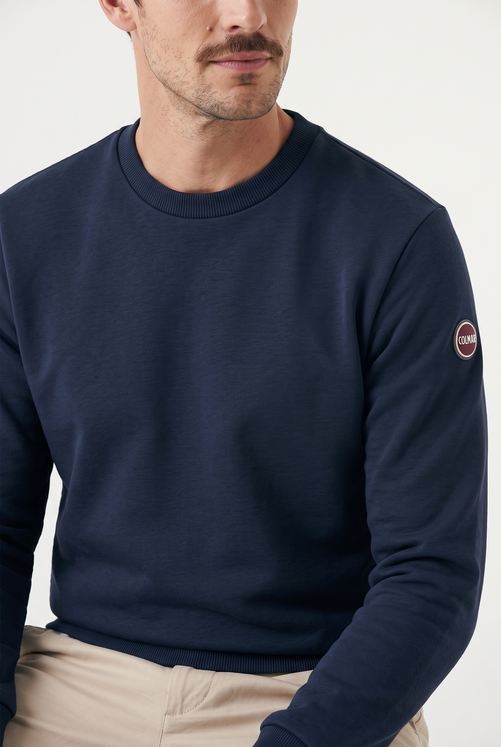 Colmar Sweat-shirt , Encolure ronde, coupe régulière, logo de la marque
