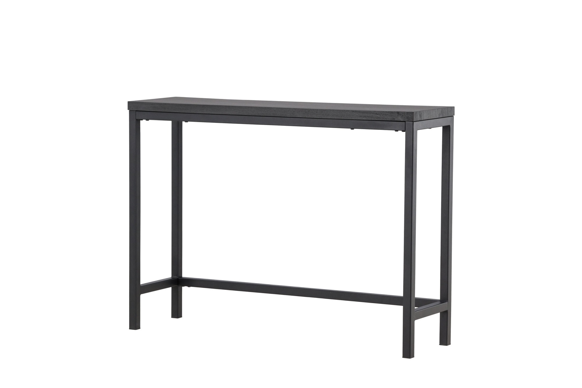Venture Home Beistelltisch »Rise, rechteckiger Beistelltisch in elegantem Schwarz, 110 × 30 cm« Ablagetisch minimalistisch, Metallgestell, pflegeleicht