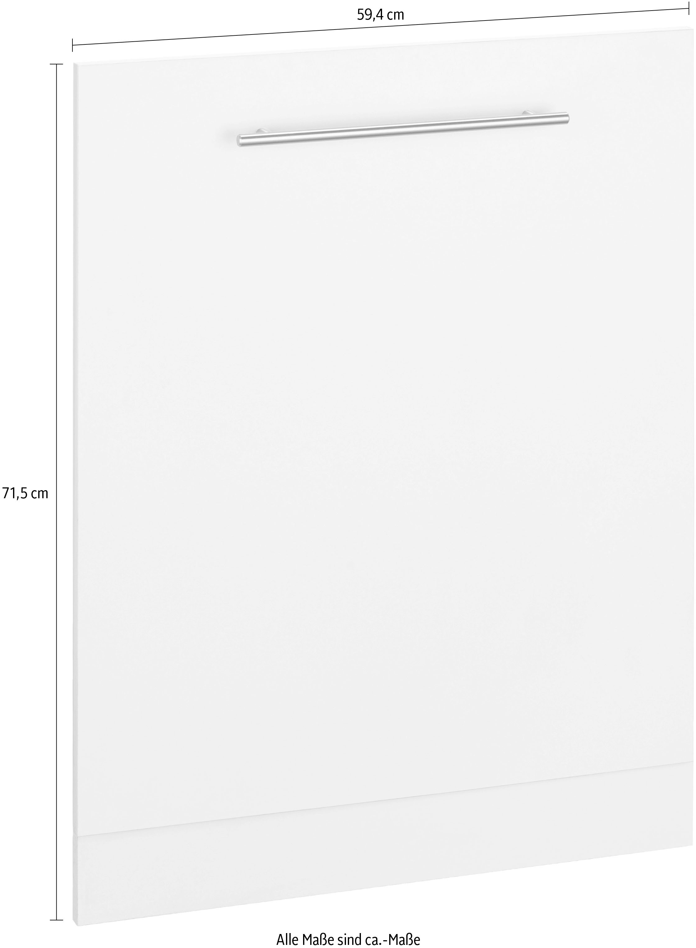 wiho Küchen Panneau frontal »Unna« 60 cm breit, für vollintegrierbaren Geschirrspüler