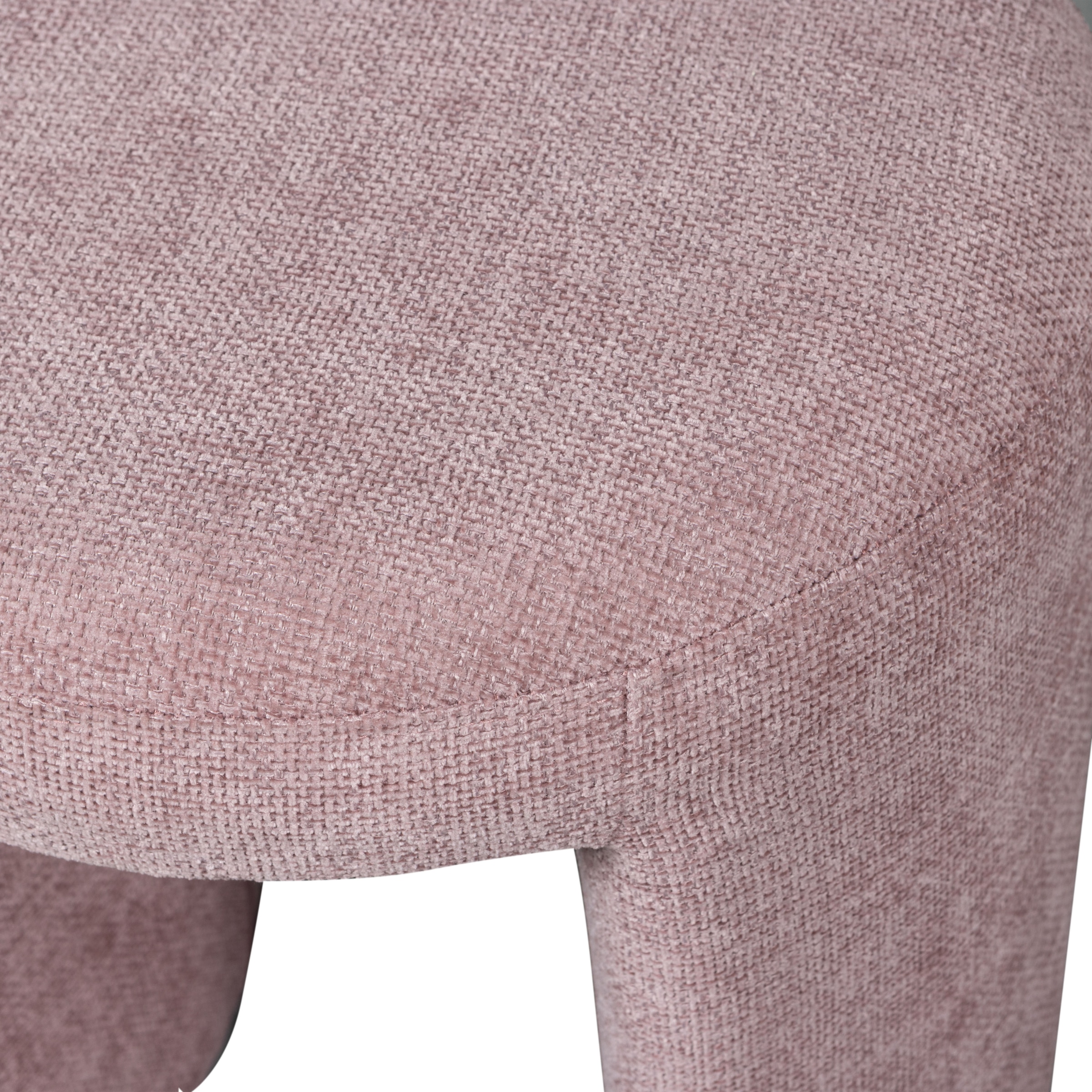 WOOOD Pouf »Charlie kompakte Form, vollständig gepolstertes B 45 x T 45 x H 47 cm« Très haute résistance à l'usure, capacité de charge 100 kg, hauteur d'assise moyenne