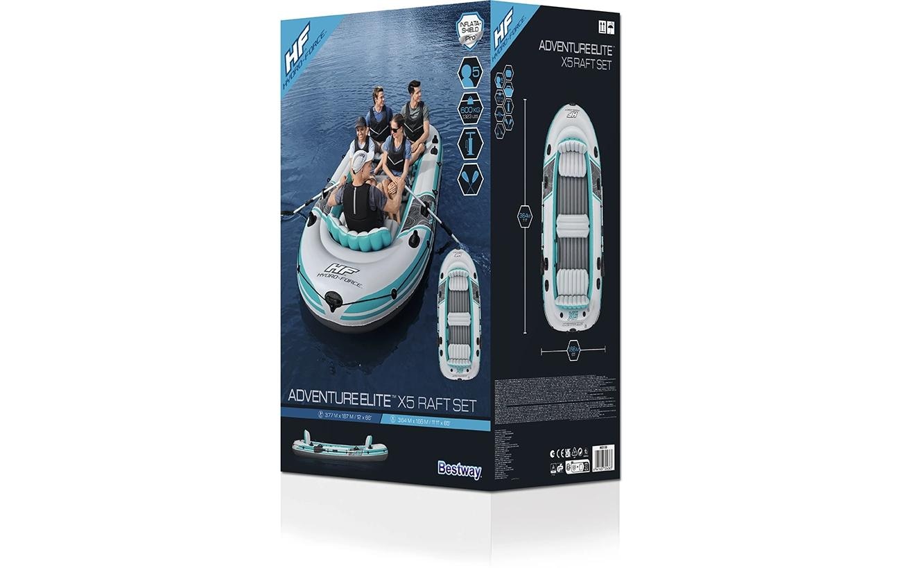 Bestway Schlauchboot »Hydro-Force Komplett-Set Adventure Elite X5« Gummiboot