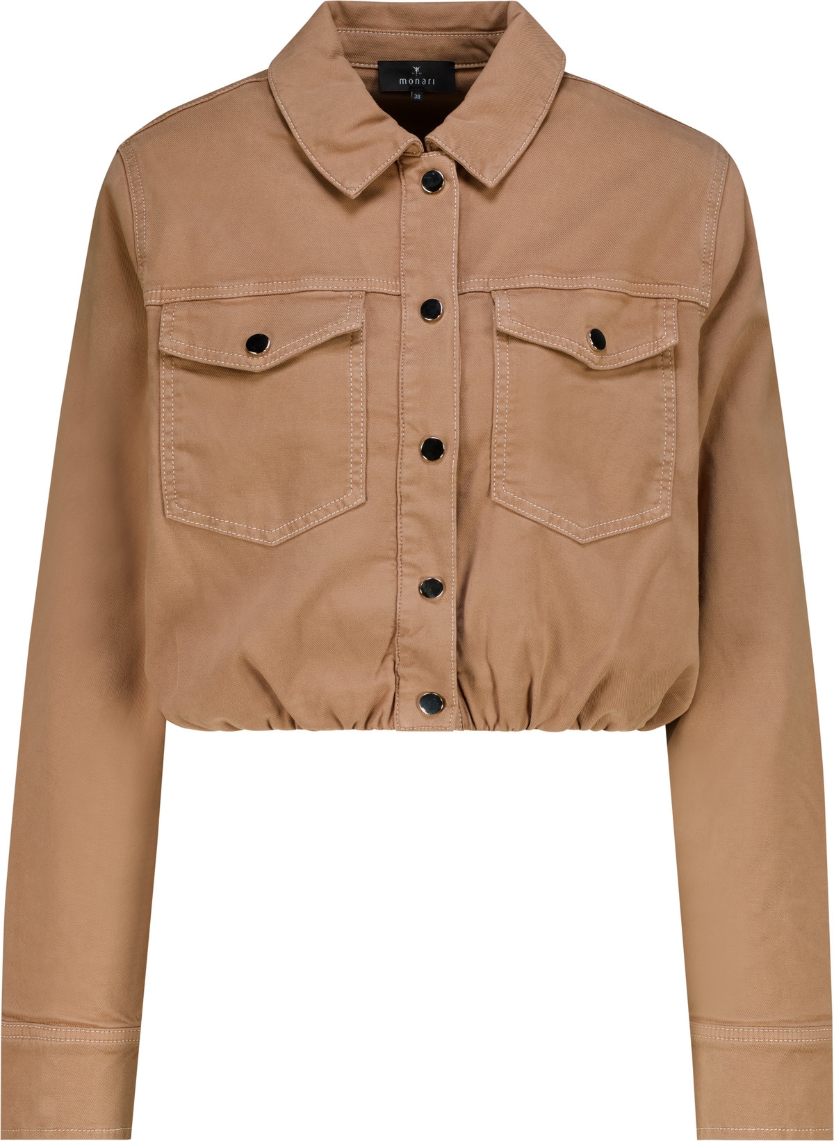 Monari Veste courte »Jacke Lyocellmix« sans capuche regular fit avec patte de boutonnage