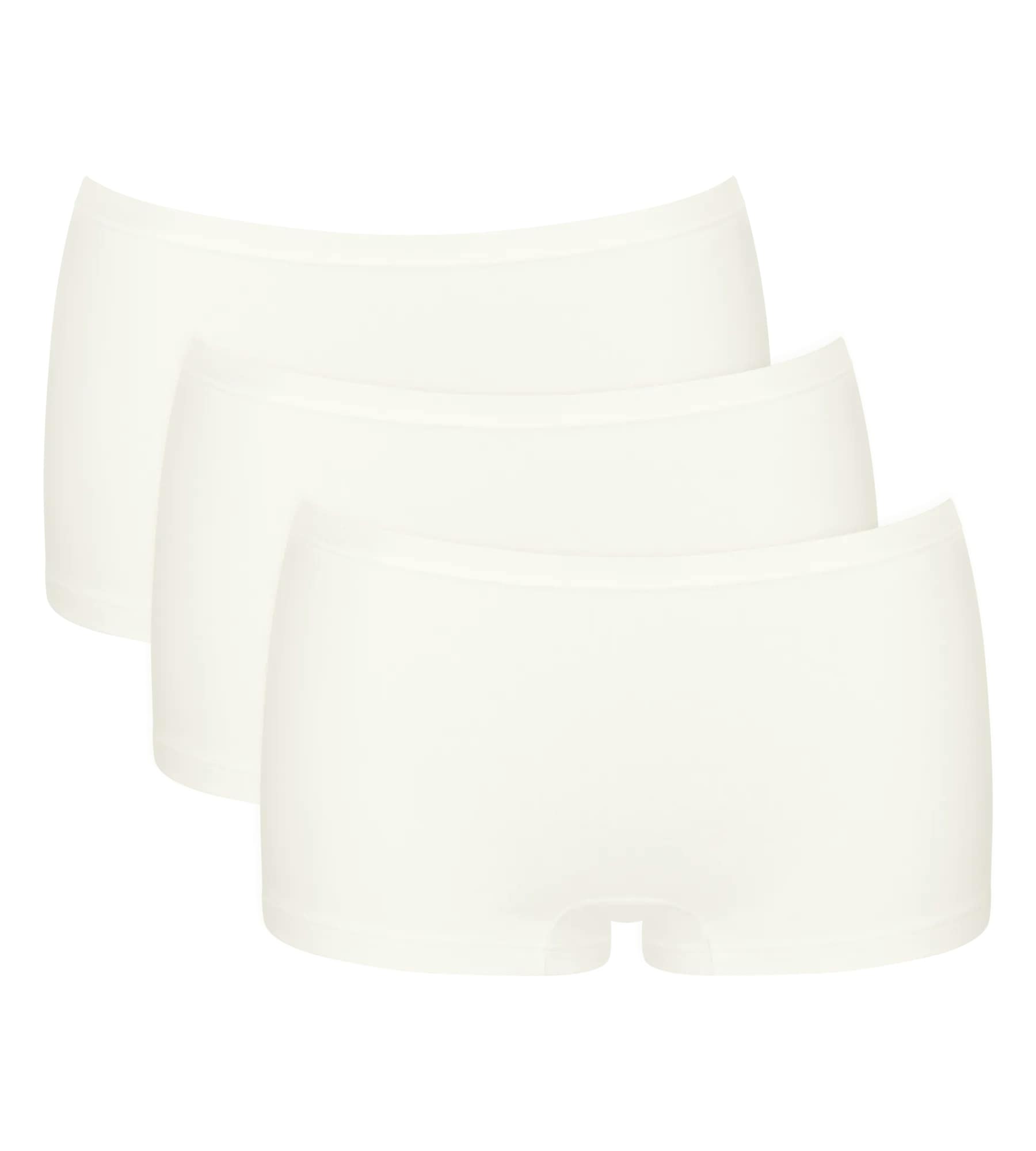 sloggi Panty »GO Daily Cotton« 3er  Pack,  Glanz-Effekt Details, elastisch, bequem, Baumwollmix