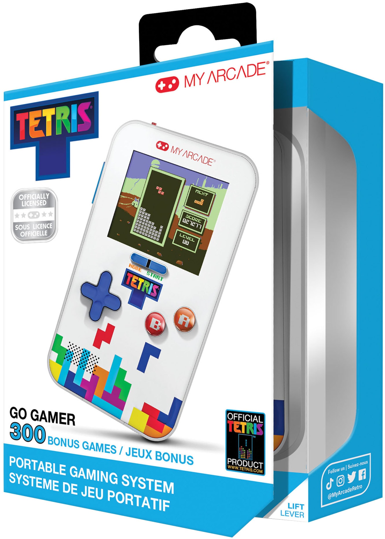 MYARCADE Console rétro »Go Gamer Tetris«