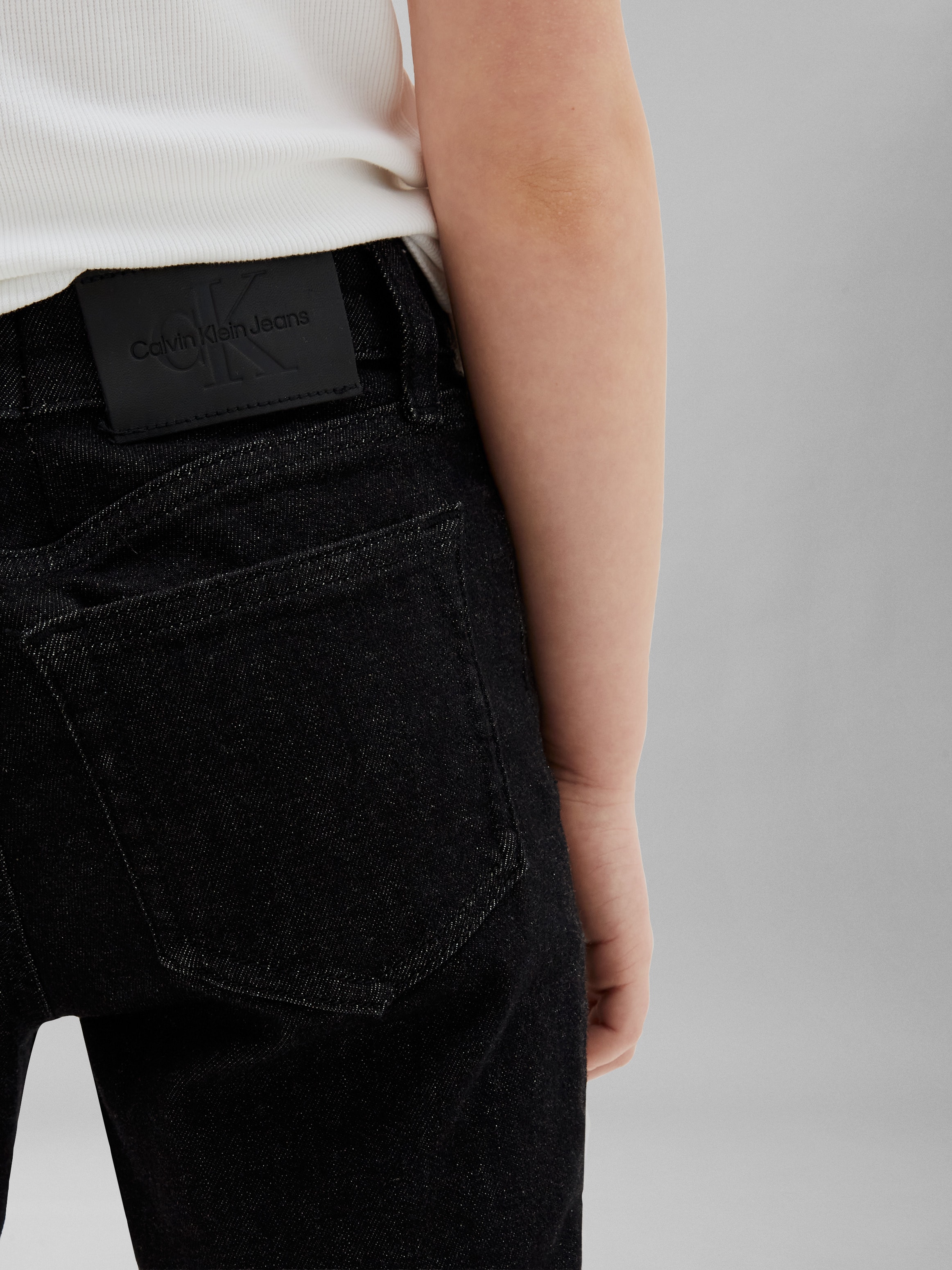 Calvin Klein Jeans Skinny-fit-Jeans »MR SKINNY WASHED BLACK« Slim fit mit Taschen