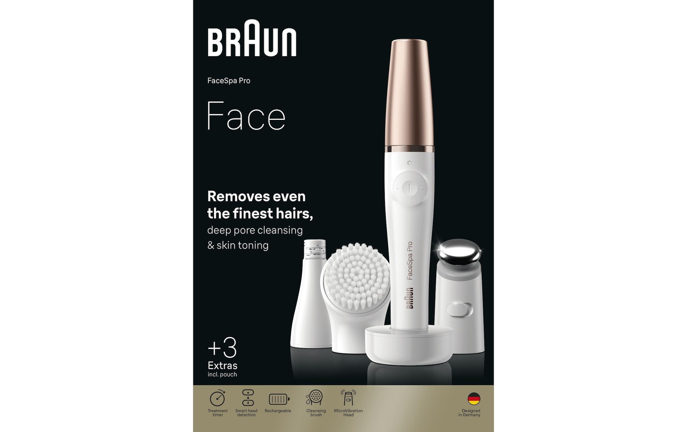 Braun Appareil anti-âge »Gesichtsreiniger FaceSpa Pro SE 911«