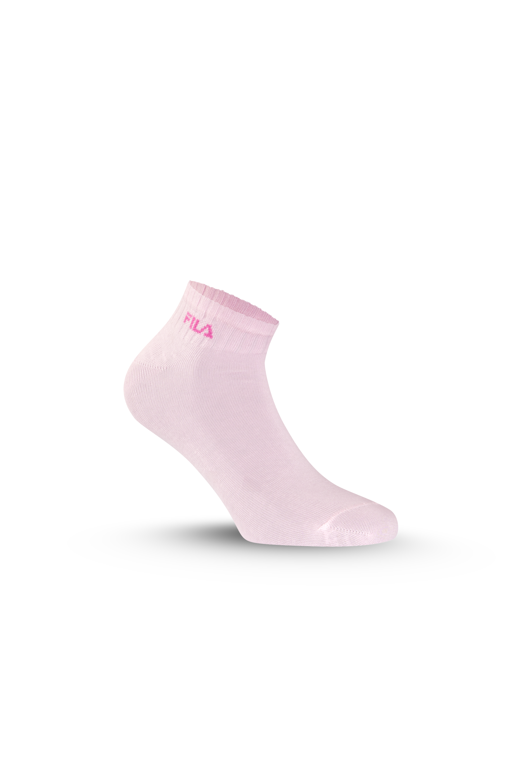 Fila Chaussettes courtes 6 Paar,  Cotton-Mix, Rippenbündchen, Logoschriftzug, Multipack