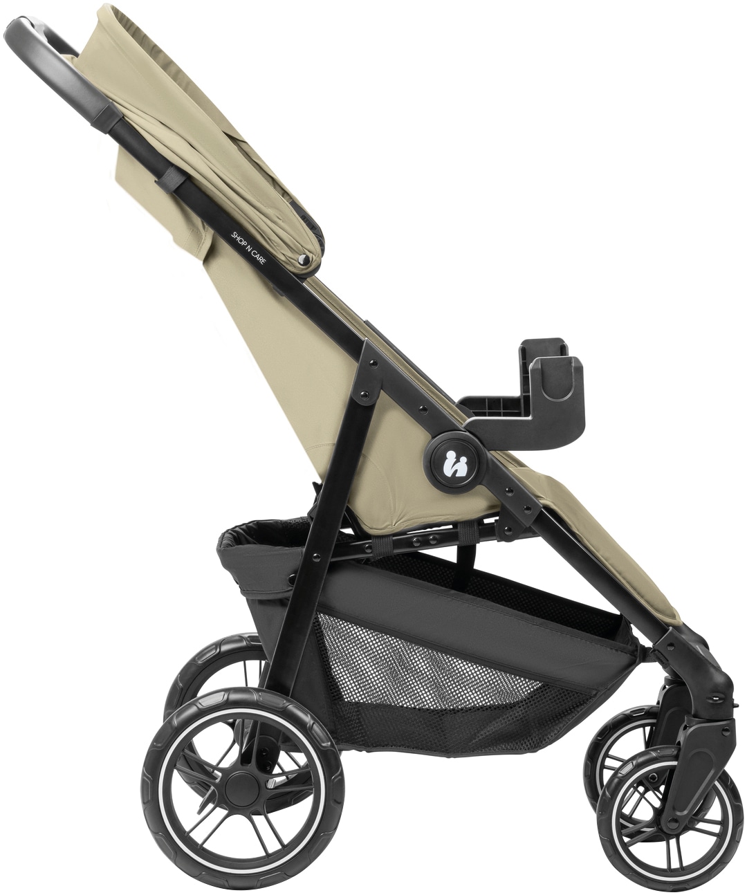 Hauck Poussette pour enfants »Shop N Care, Olive« 22 kilos bis 22 kg belastbar; kompatibel mit Babyschale