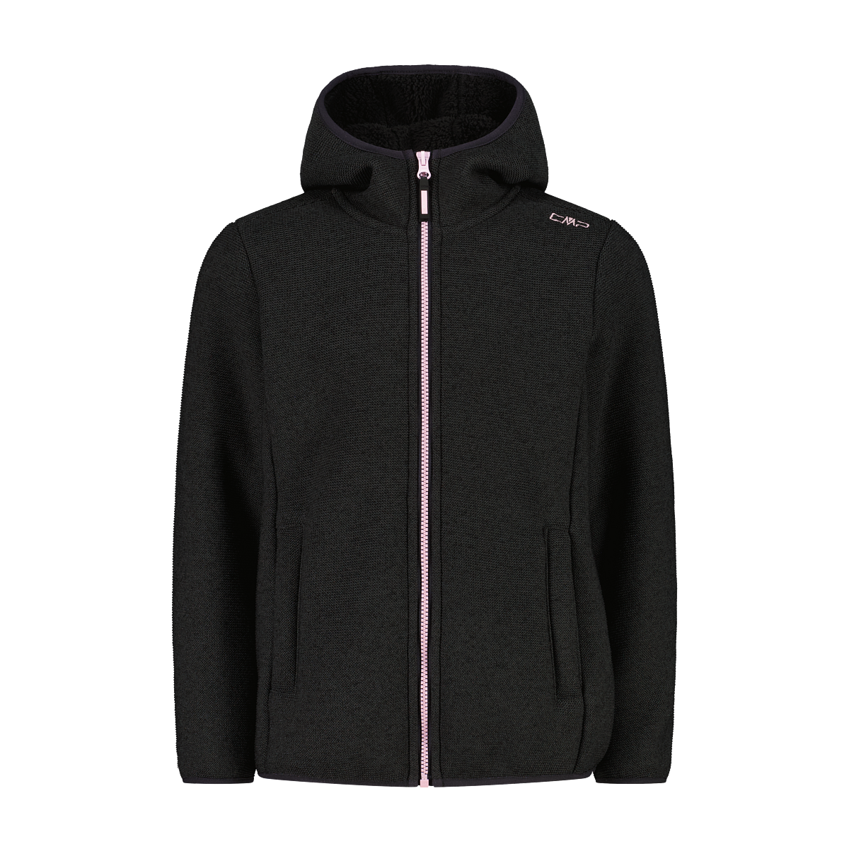 CMP Veste en laine polaire mit fester Kapuze, aus Polyester, sportlicher Stil