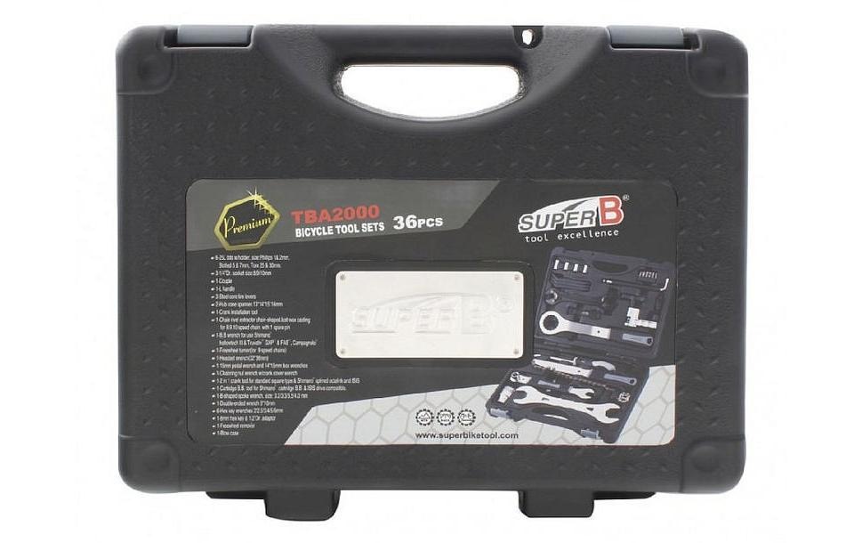 SUPER B Fahrradwerkzeugset »TBA-2000« Set, 36 Stk. tlg.