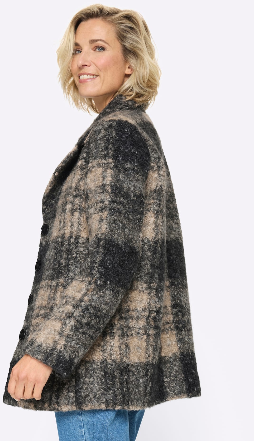 Classic Basics Veste longue ohne Kapuze