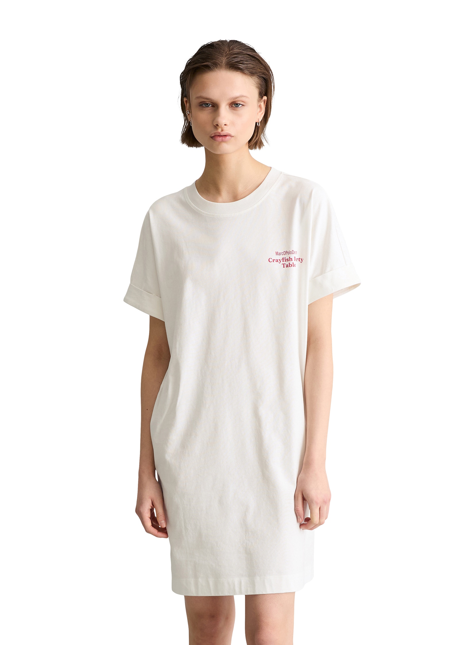 Marc O'Polo DENIM Robe en jersey coupe décontractée en coton bio