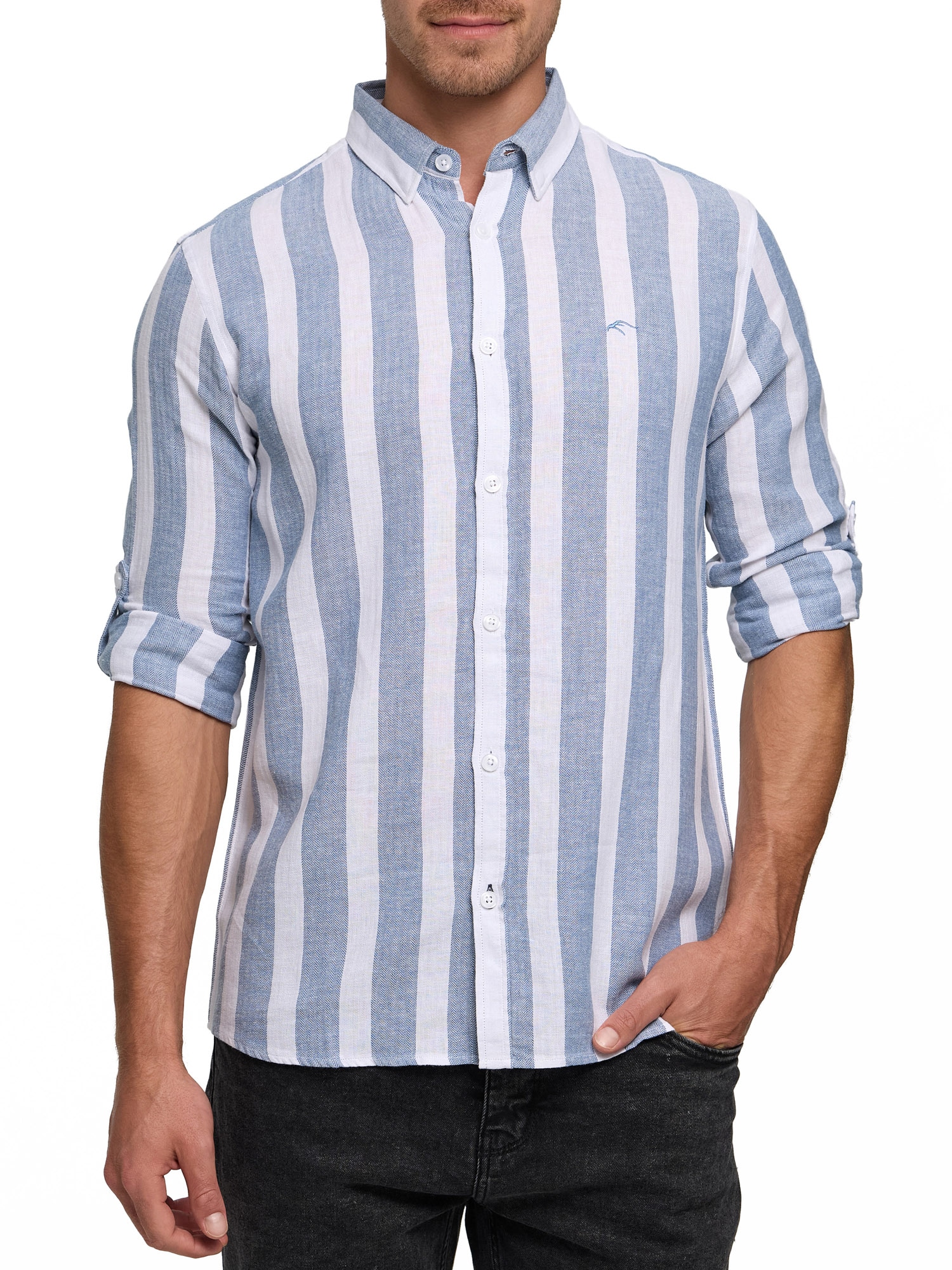 Indicode Langarmhemd »INDonuld«