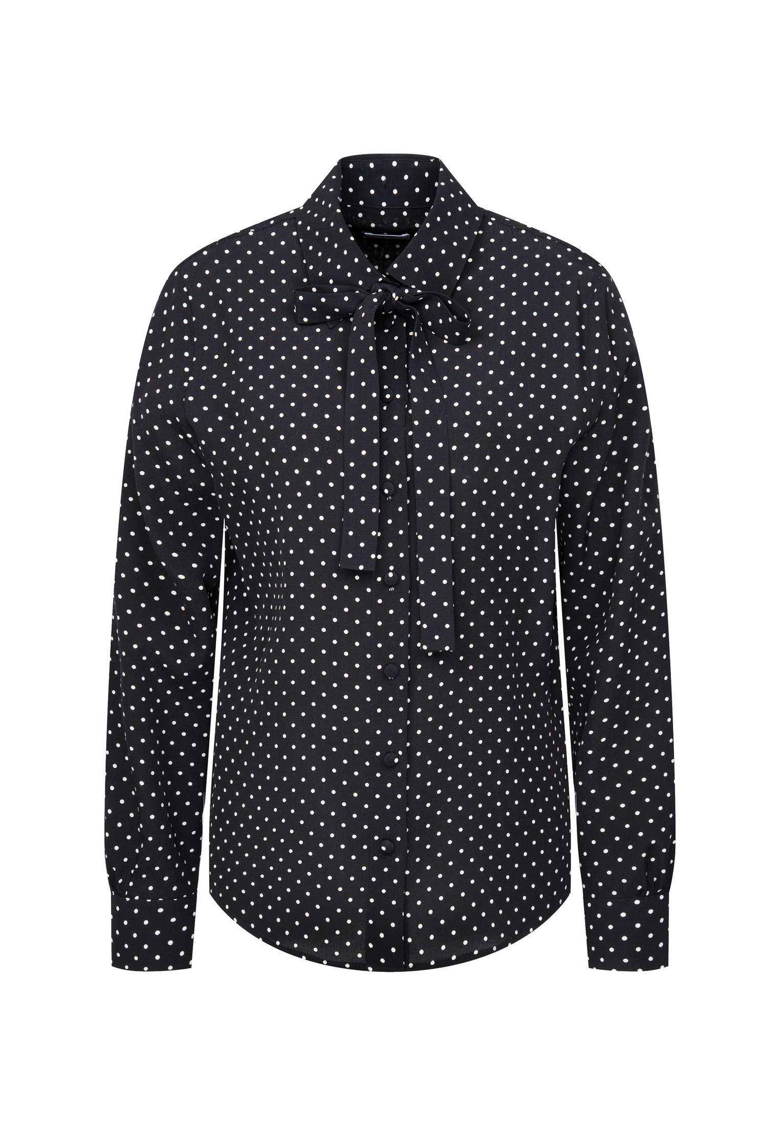 seidensticker Blouse classique »Schwarze Rose« impression col 1/1