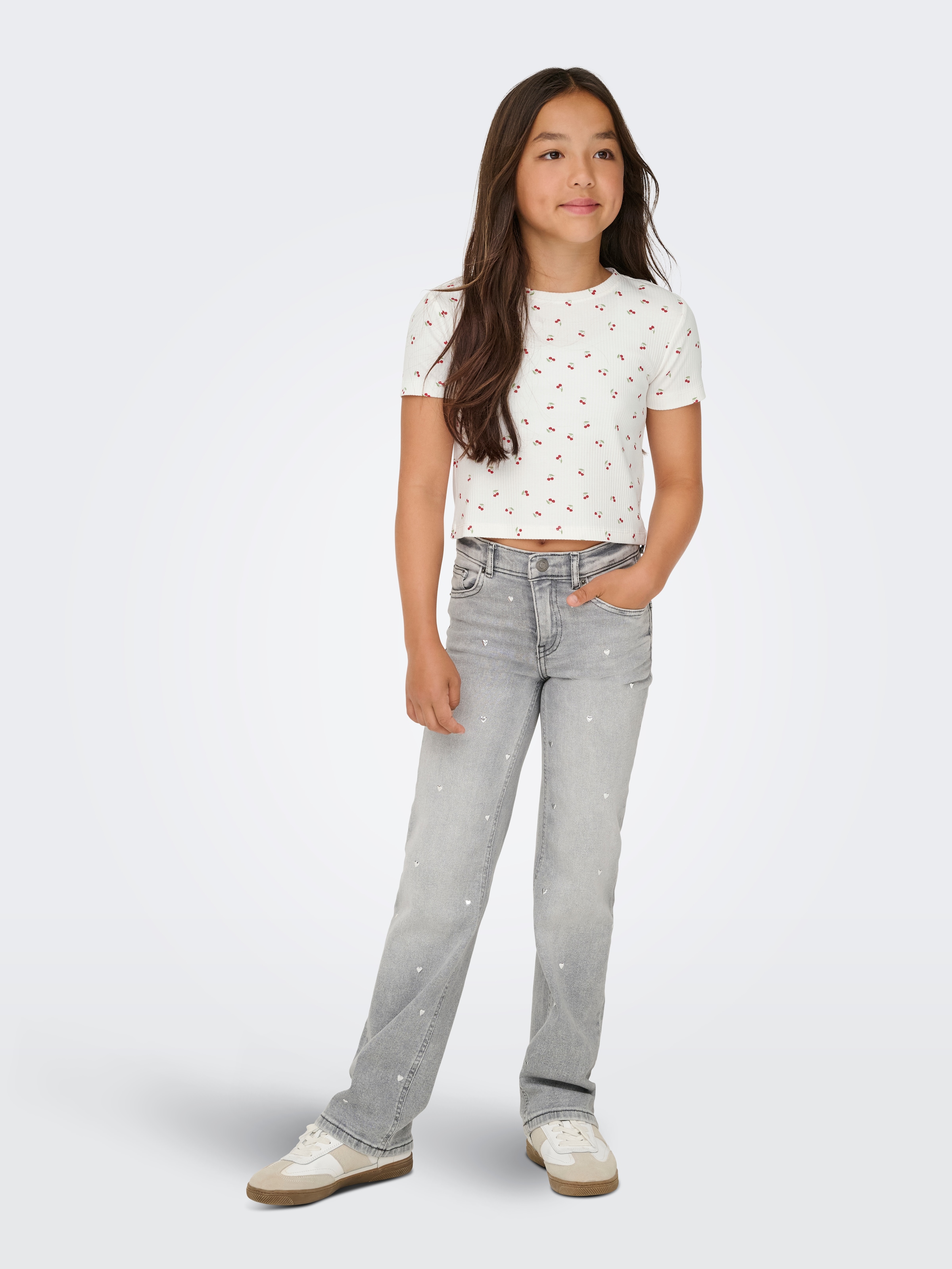 KIDS ONLY T-Shirt »KOGBELLA LIFE SHORT AOP S/S TOP JRS NOOS«