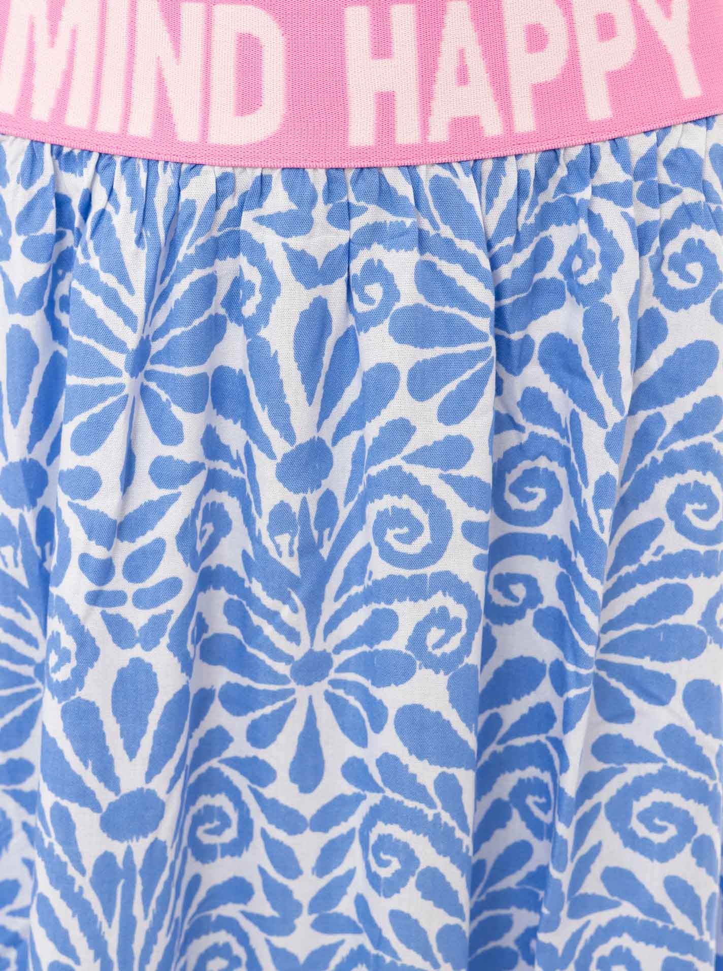 Zwillingsherz Maxi jupe »"Geometric Flowers"« motif floral, élastique avec inscription, matière légère, longueur cheville