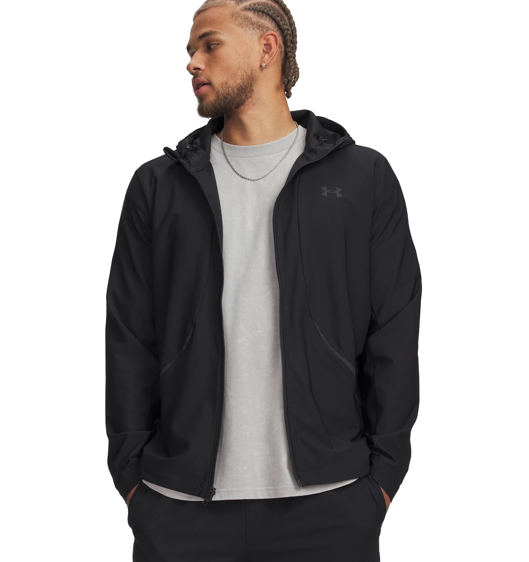 Under Armour® Veste d'entraînement »UA UNSTOPPABLE WOVEN JACKET« déperlant, avec technologie UA Storm, en polyester et élasthanne